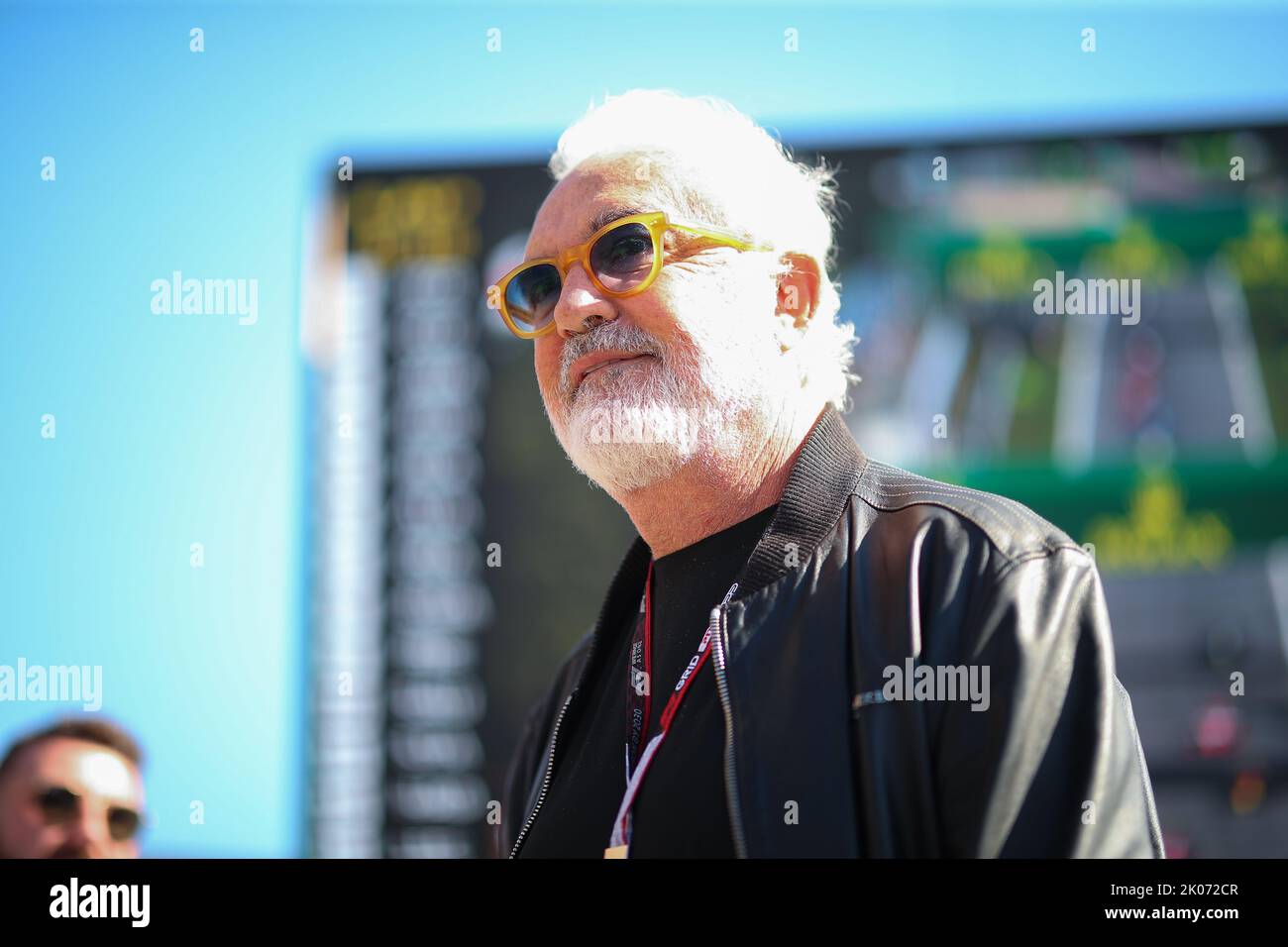 Flavio Briatore Botschafter der Formula 1 Group, während des italienischen GP, 8-11. September 2022 auf der Rennstrecke in Monza, Formel 1 Weltmeisterschaft 2022. Stockfoto
