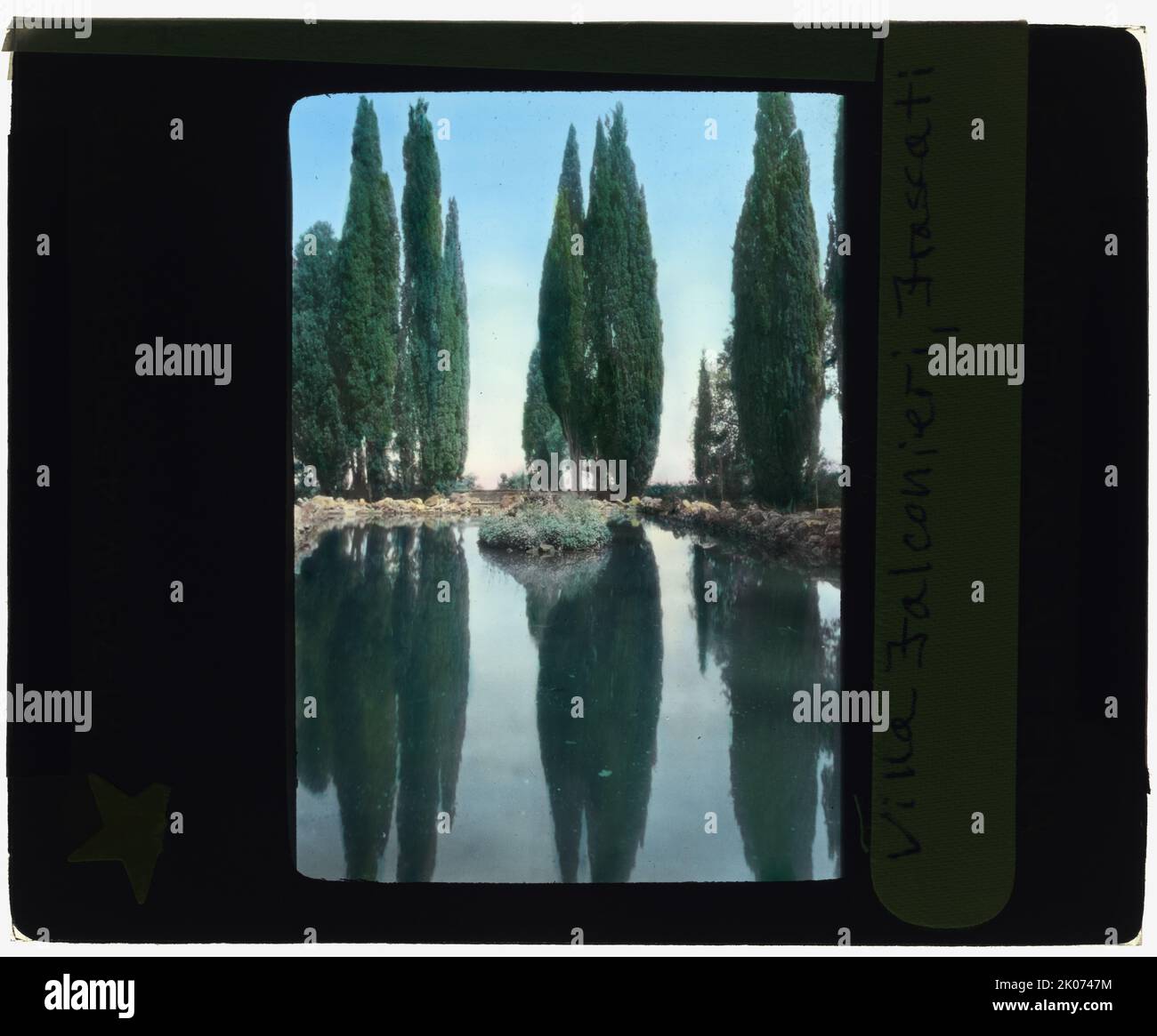 Villa Falconieri, Frascati, Latium, Italien, 1925. Stockfoto