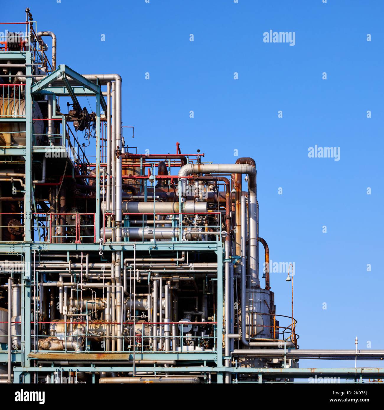 SunAllomer Kawasaki Factory, Chemieanlagen, Kawasaki, Kanagawa Präfektur, Japan Stockfoto