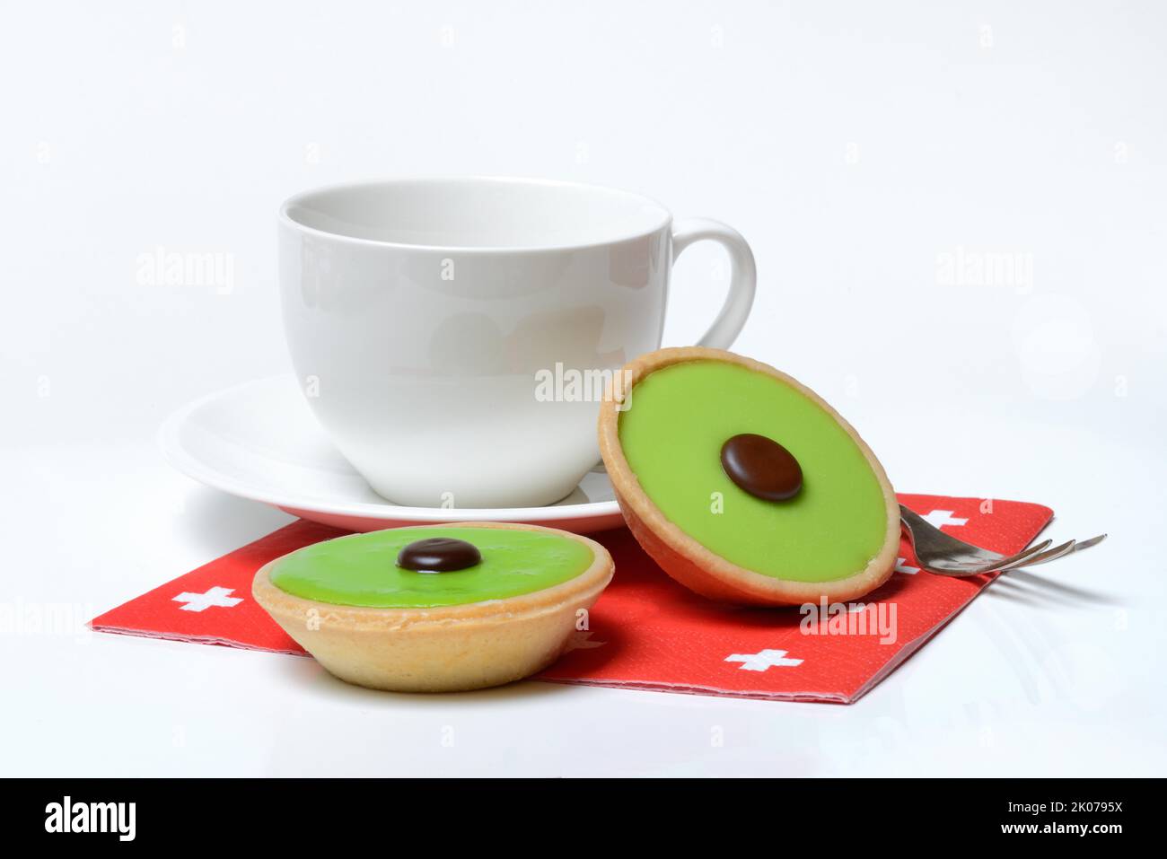 Karac, Konditorei aus der Schweiz, Törtchen Stockfoto