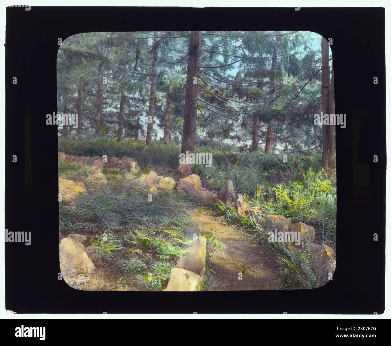 „Lyndhurst“, Finley Johnson Shepard House, 635 South Broadway, Tarrytown, New York, c1914. Hausarchitektur: Alexander Jackson Davis, von 1838. Stockfoto