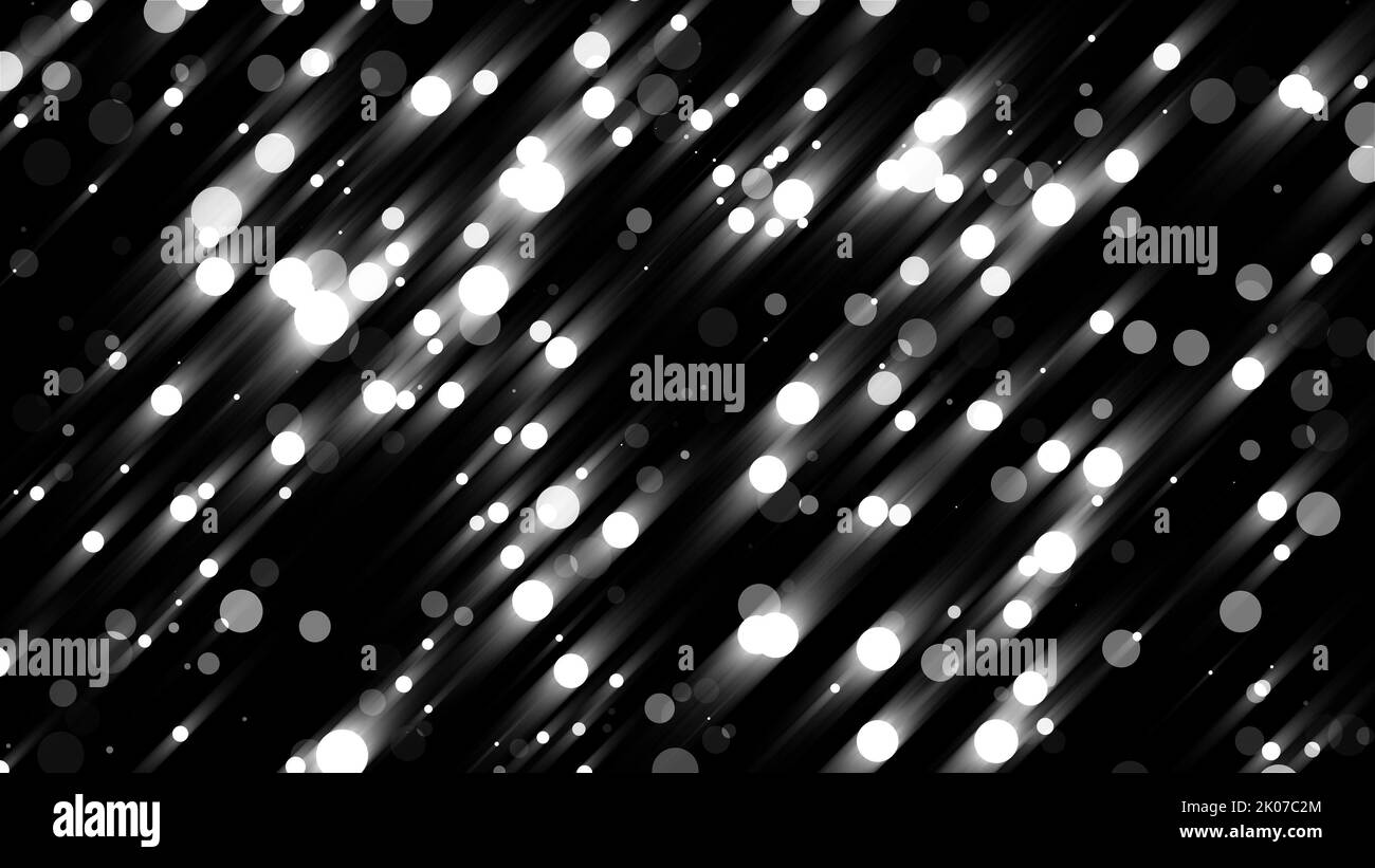 Abstrakter Hintergrund mit Glitzerpartikeln, 3D Rendering computergenerierter Hintergrund Stockfoto