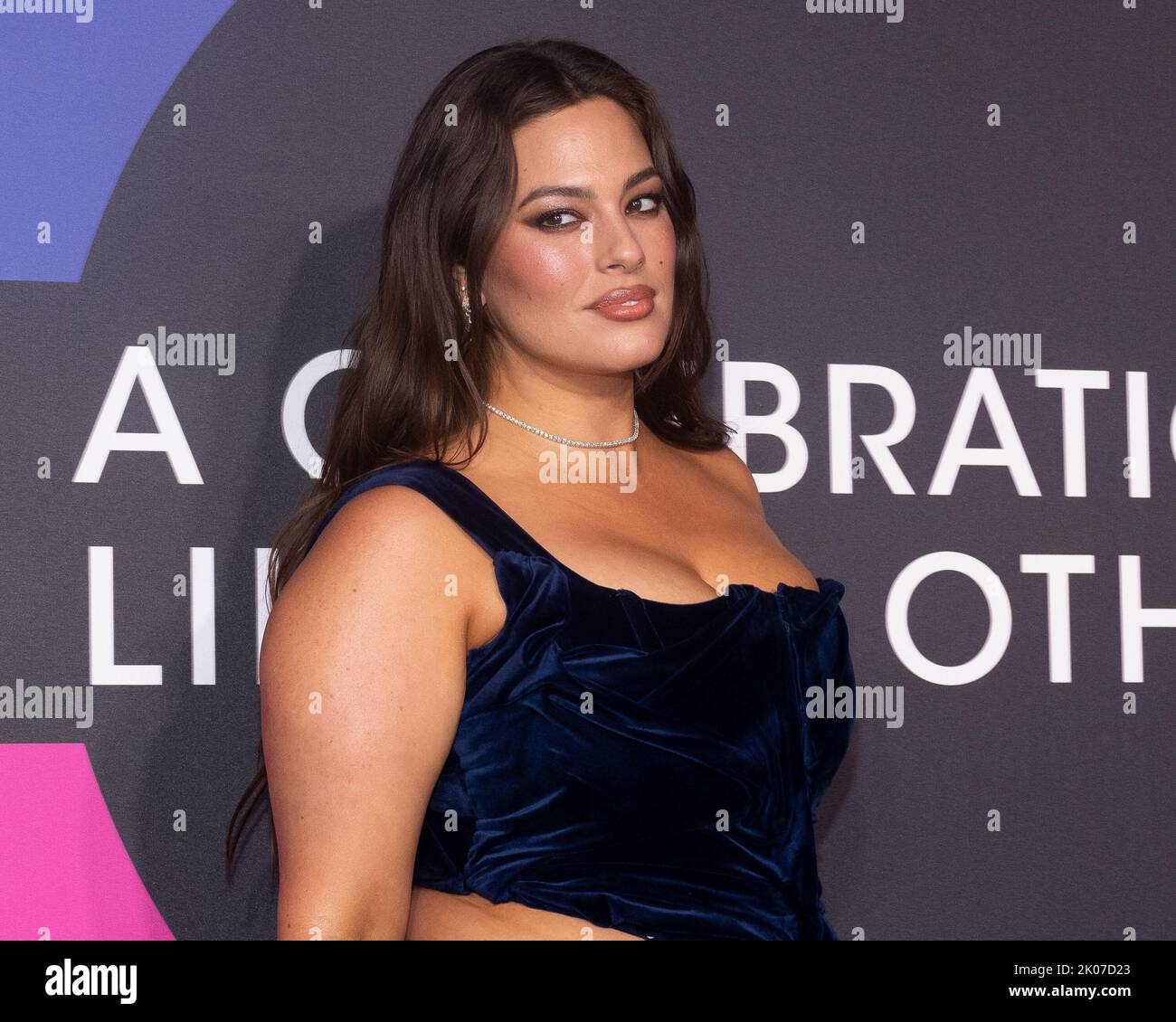 New York, Usa. 09. September 2022. Ashley Graham kommt am Freitag, den 9.. September 2022, beim Bloomingdale's und Harper's BAZAAR fête bei Bloomingdale's in New York, NY, an. Foto von Gabriele Holtermann/UPI Kredit: UPI/Alamy Live News Stockfoto