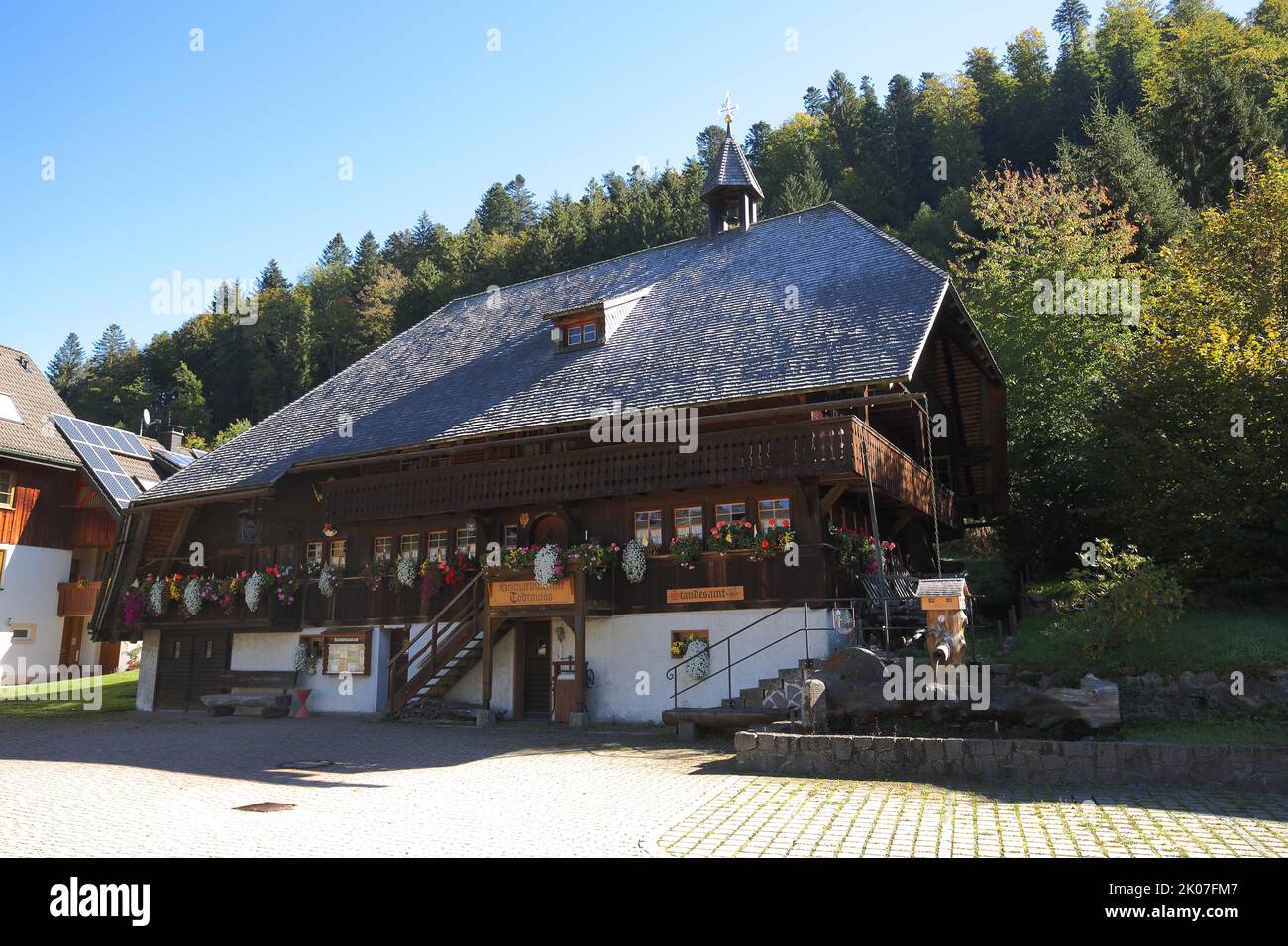 Schwarzwaldhaus als Heimatmuseum in Todtmoos, Südschwarzwald, Schwarzwald, Baden-Württemberg, Deutschland Stockfoto