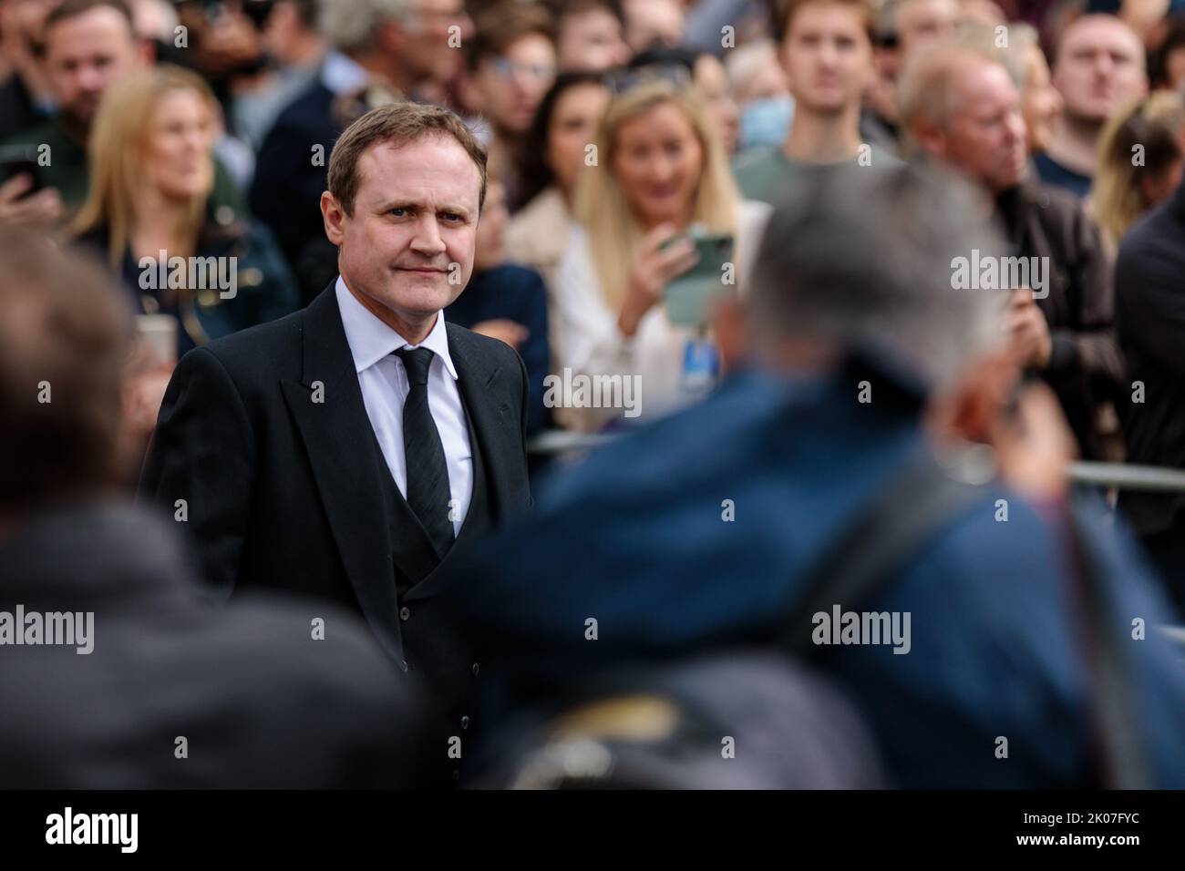 St. James's Palace, London, Großbritannien. 10.. September 2022. Der Minister für Sicherheit, Tom Tugendhat, verlässt nach der Proklamation von den St. James's Palace Stockfoto