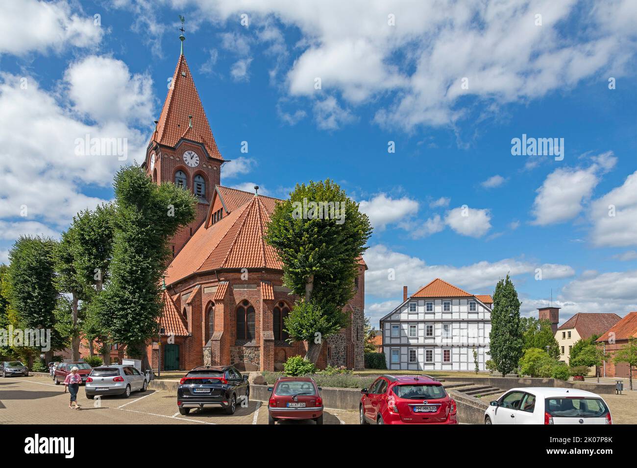 kirche, Dahlenburg, Niedersachsen, Deutschland Stockfoto