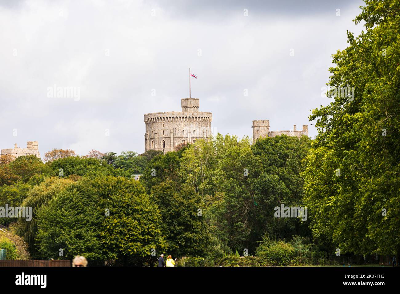 Am ersten Tag der Trauer um Königin Elizabeth II., Windsor, Bekshire, England Stockfoto