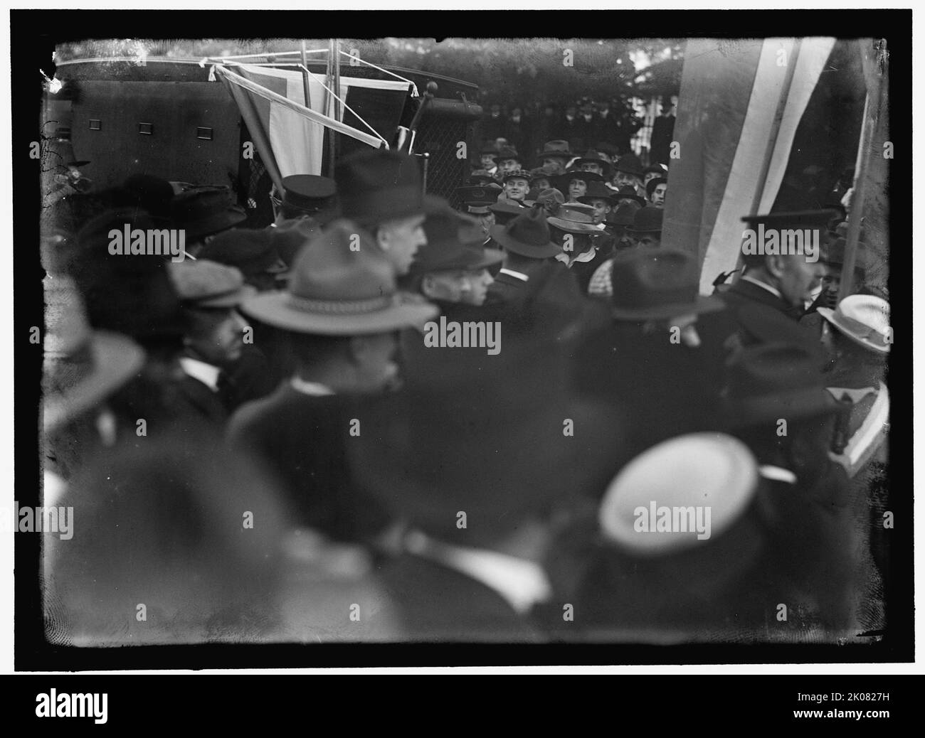 Frauenwahlrecht, zwischen 1916 und 1918. Im Jahr 1920 erhielten Frauen in den Vereinigten Staaten mit der Verabschiedung des Änderungsantrags von 19. das gesetzliche Stimmrecht. Stockfoto