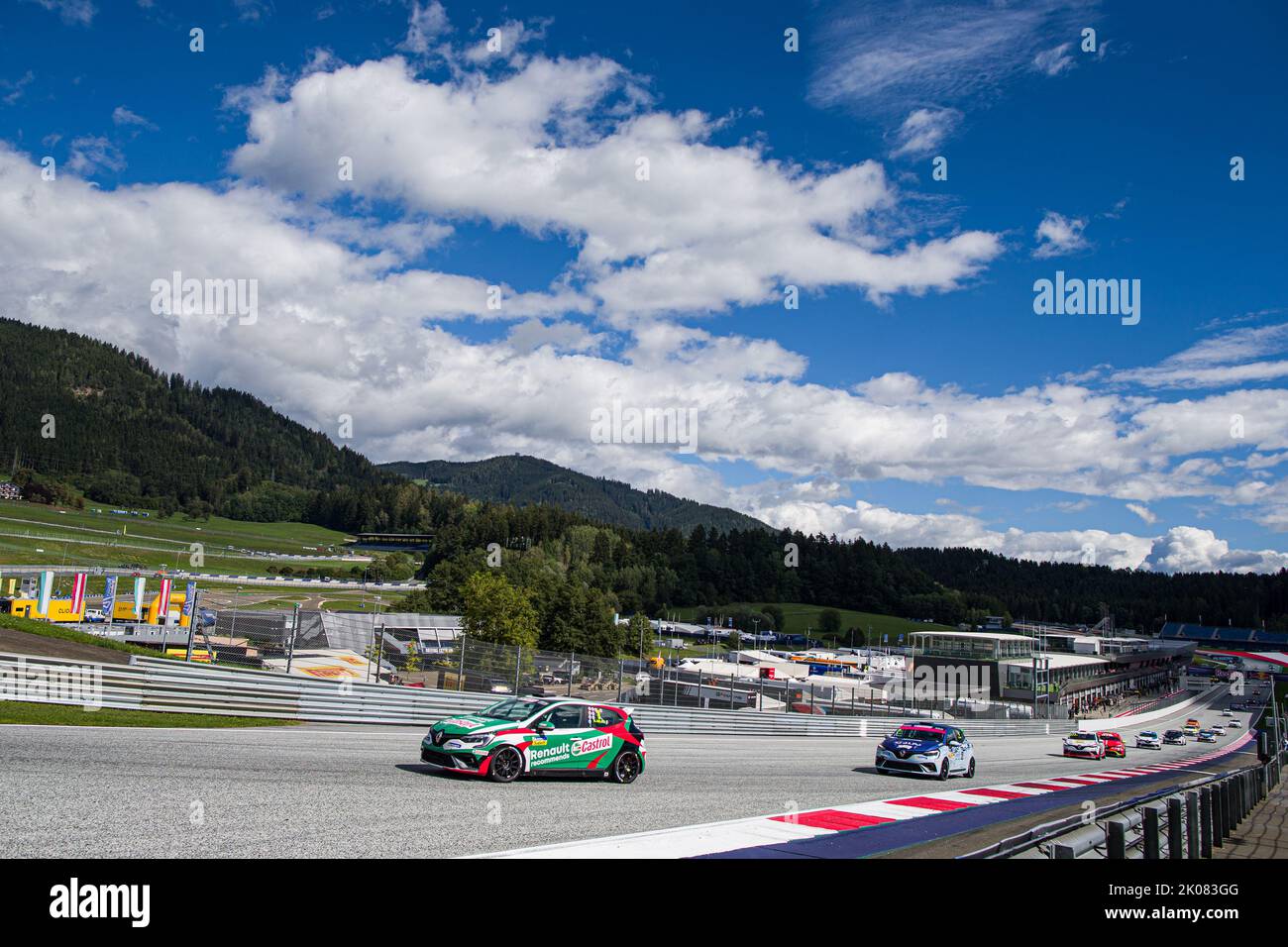 01 MAILAND Nicolas (FRA), MAILAND WETTBEWERB (FRA), Action Tour de Formation, Aufwärmrunde 1 während der 11. Runde des Clio Cup Europe 2022, vom 8. Bis 1. September auf dem Red Bull Ring in Spielberg, Österreich - Foto Clément Luck / DPPI Stockfoto