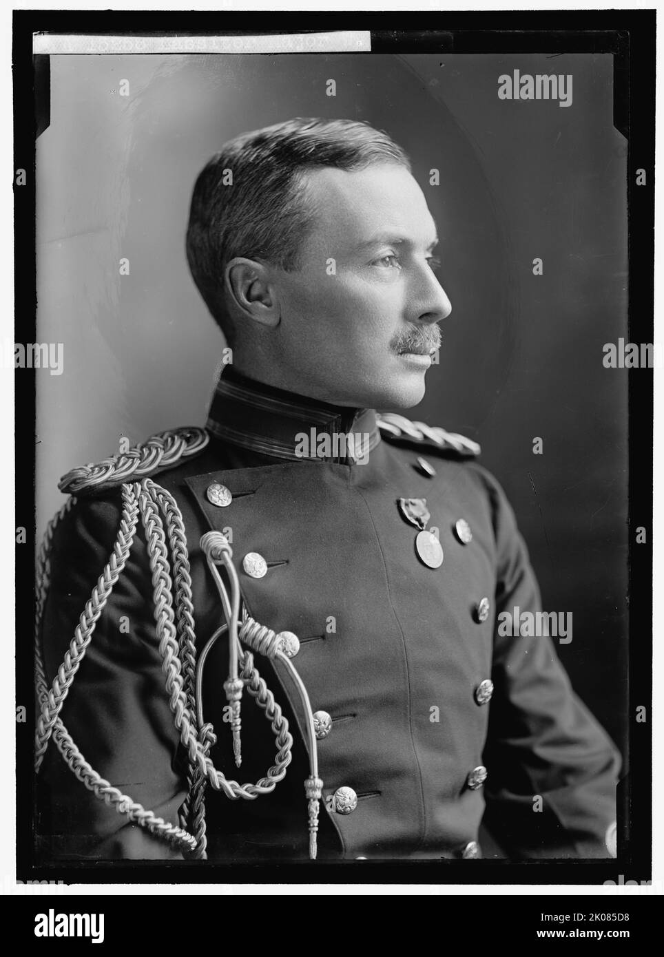 Major W. Lassiter, zwischen 1913 und 1918. DER US-Armeeoffizier William Lassiter kämpfte im Spanisch-Amerikanischen Krieg, der Besetzung von Veracruz, dem Ersten Weltkrieg und der Besetzung des Rheinlands. Stockfoto