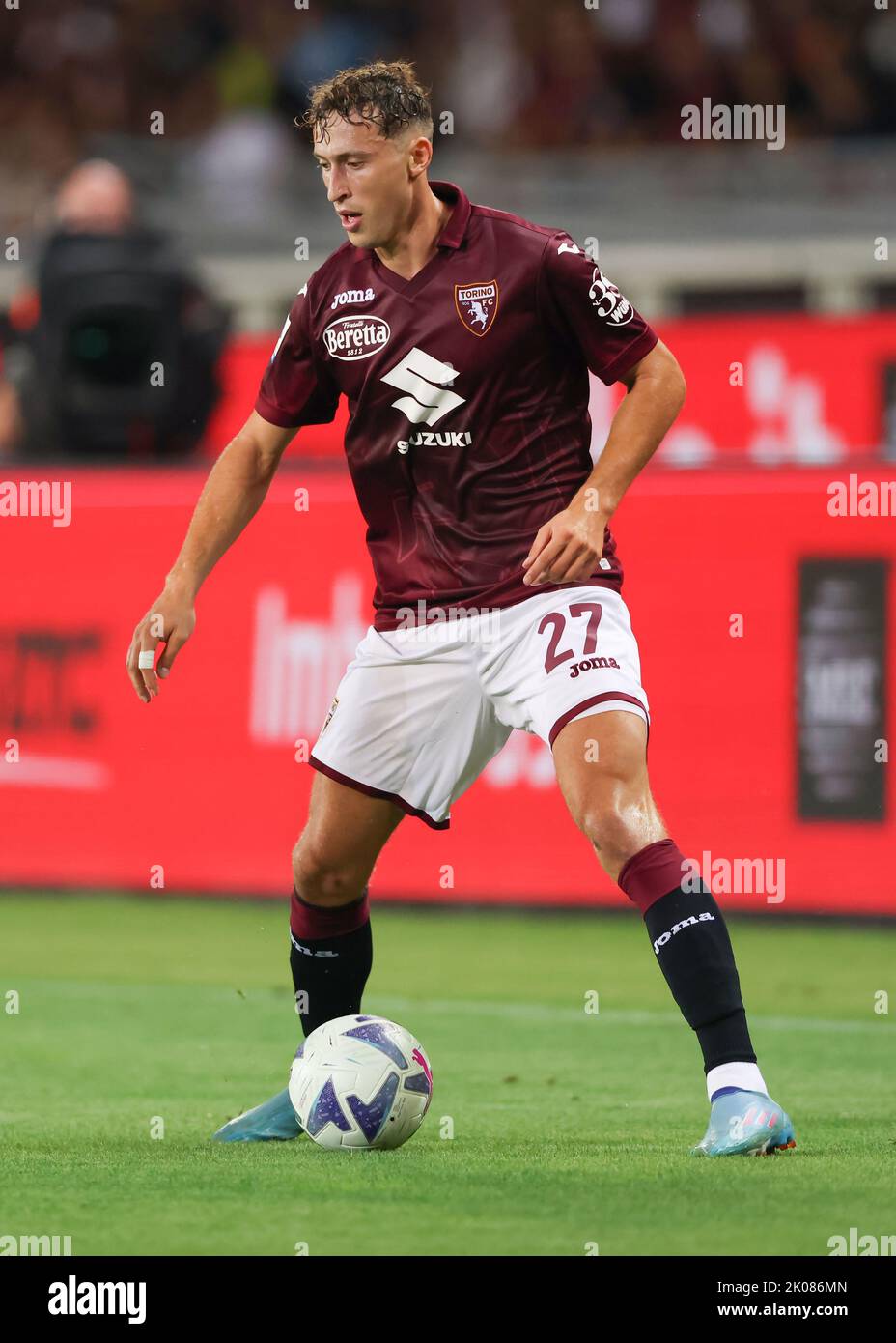 Turin, Italien, 5.. September 2022. Mergim Vojvoda vom FC Turin während des Spiels der Serie A im Stadio Grande Torino, Turin. Bildnachweis sollte lauten: Jonathan Moscrop / Sportimage Stockfoto