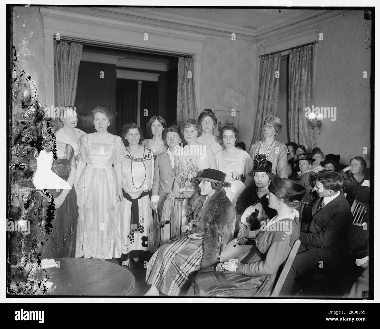 Occoquan Dinner, zwischen 1910 und 1920 Uhr. Viele Frauenrechtler wurden in das Occoquan-Arbeitshaus in Lorton, Virginia, geschickt. Stockfoto