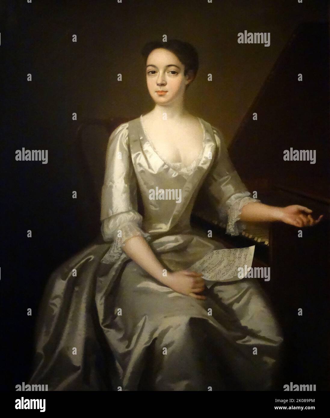 Anna Maria Strada, gemalt von John Verelst, (29. Oktober 1648 - 7. März 1734), war eine niederländische Malerin aus dem Goldenen Zeitalter. Anna Maria Strada (fl. 1719-1741, in Bergamo) war eine italienische Sopranistin Stockfoto