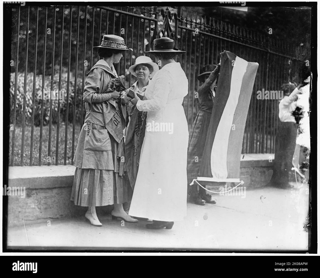 Suffragette, zwischen 1910 und 1920. Stockfoto