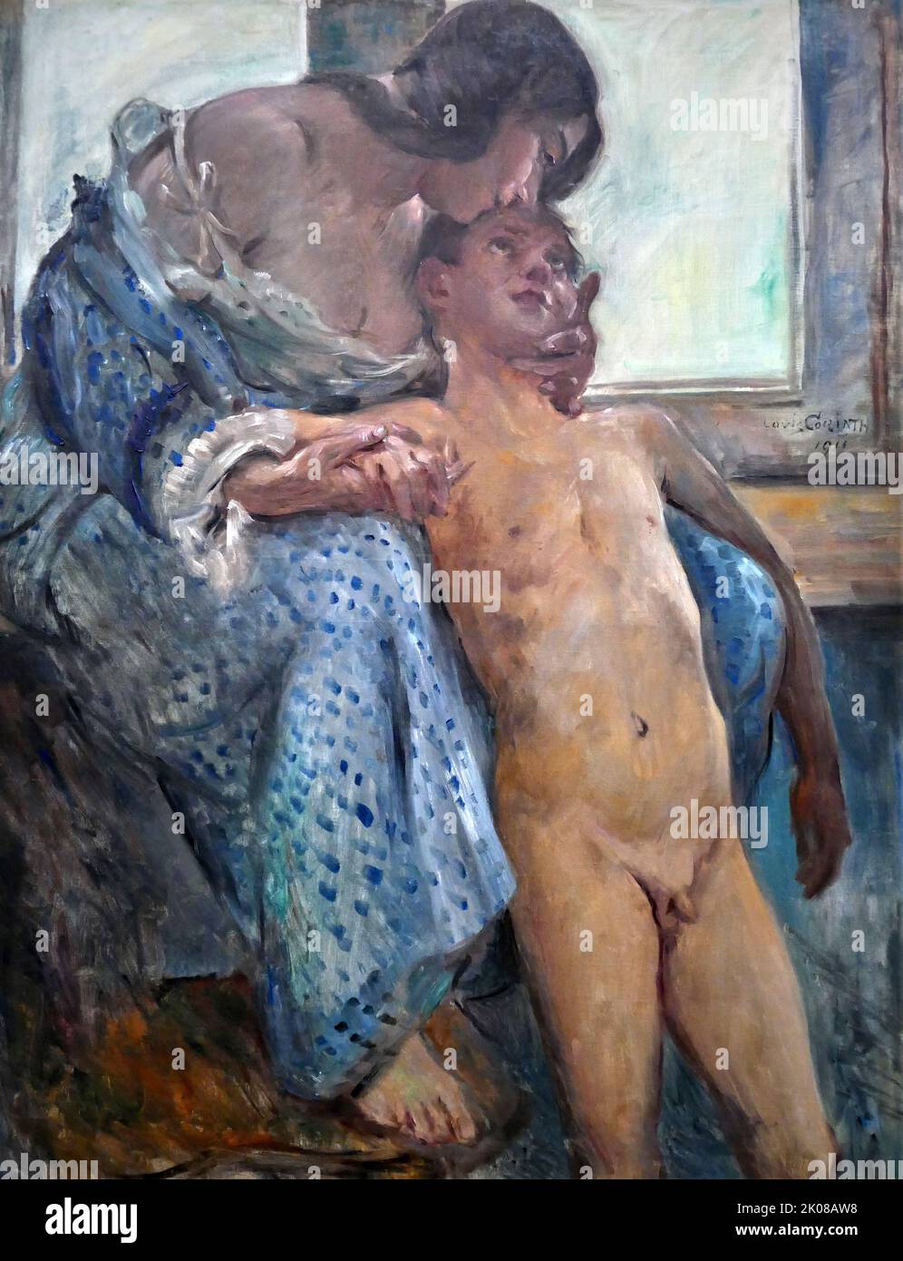 Mütterliche Liebe, 1911 Gemälde von Lovis Corinth (21. Juli 1858 - 17. Juli 1925) war ein deutscher Künstler und Schriftsteller, dessen ausgereifte Arbeit als Maler und Grafiker eine Synthese von Impressionismus und Expressionismus realisierte Stockfoto Mütterliche Liebe, 1911 Gemälde von Lovis Corinth (21. Juli 1858 - 17. Juli 1925) war ein deutscher Künstler und Schriftsteller, dessen ausgereifte Arbeit als Maler und Grafiker eine Synthese von Impressionismus und Expressionismus realisierte Stockfoto
