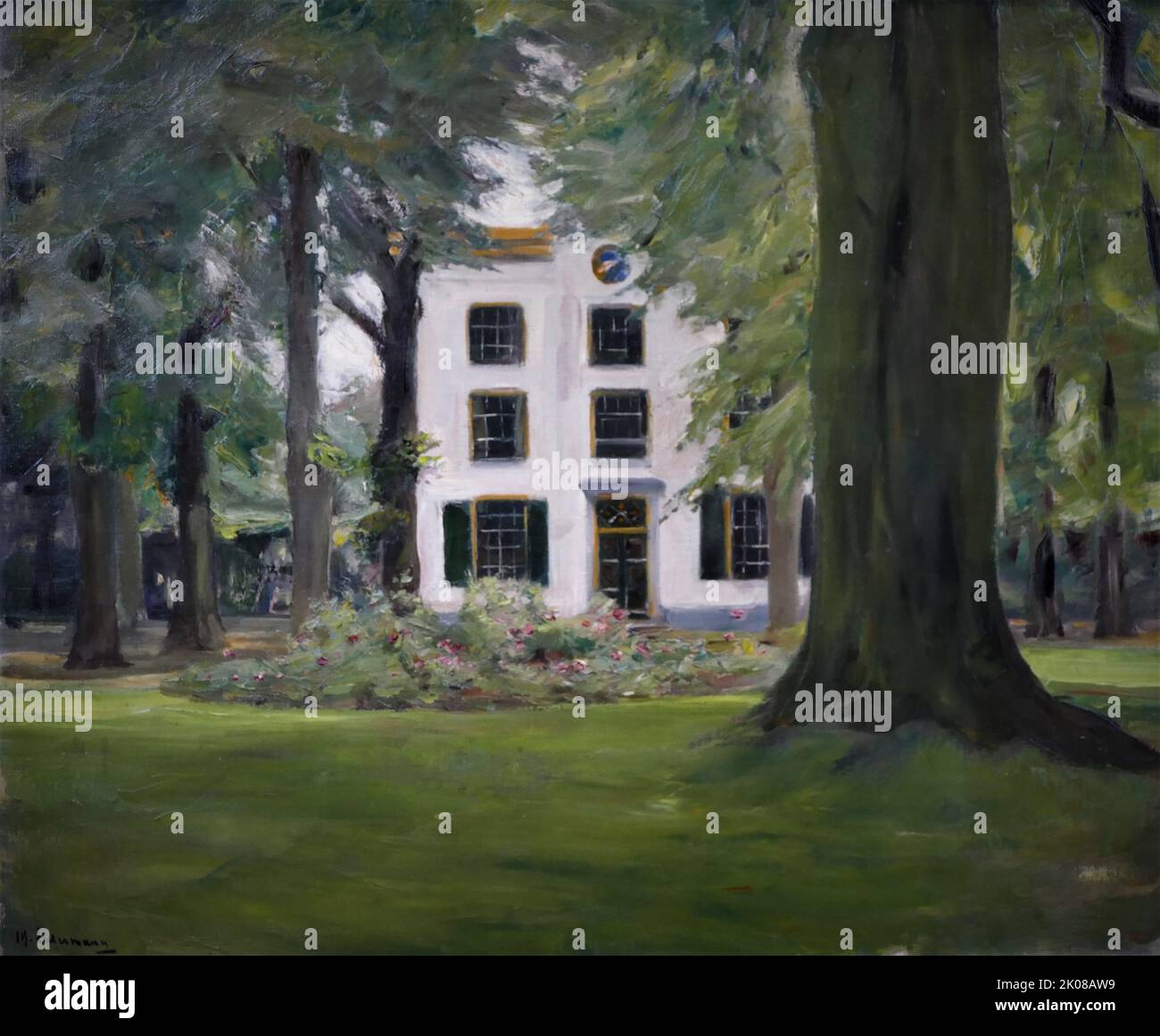 Landhaus in Hilversum. 1901 Gemälde von Max Liebermann (20. Juli 1847 - 8. Februar 1935) war ein deutscher Maler und Grafiker aschkenasisch-jüdischer Abstammung und einer der führenden Vertreter des Impressionismus in Deutschland und Kontinentaleuropa Stockfoto Landhaus in Hilversum. 1901 Gemälde von Max Liebermann (20. Juli 1847 - 8. Februar 1935) war ein deutscher Maler und Grafiker aschkenasisch-jüdischer Abstammung und einer der führenden Vertreter des Impressionismus in Deutschland und Kontinentaleuropa Stockfoto