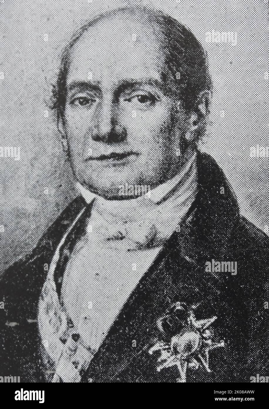 Francisco de Paula de Cea Bermudez y Buzo (Malaga, 28. Oktober 1779 - Paris, 6. Juli 1850) war ein spanischer Politiker und Diplomat, der zweimal als Premierminister von Spanien diente Stockfoto