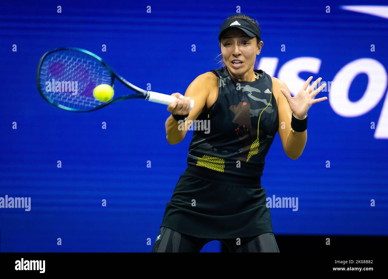 Caroline Garcia aus Frankreich am 10. Tag der US Open 2022, 4. Grand Slam Tennisturnier der Saison am 4. September 2022 im USTA National Tennis Center in New York, USA - Foto: Rob Prange/DPPI/LiveMedia Stockfoto