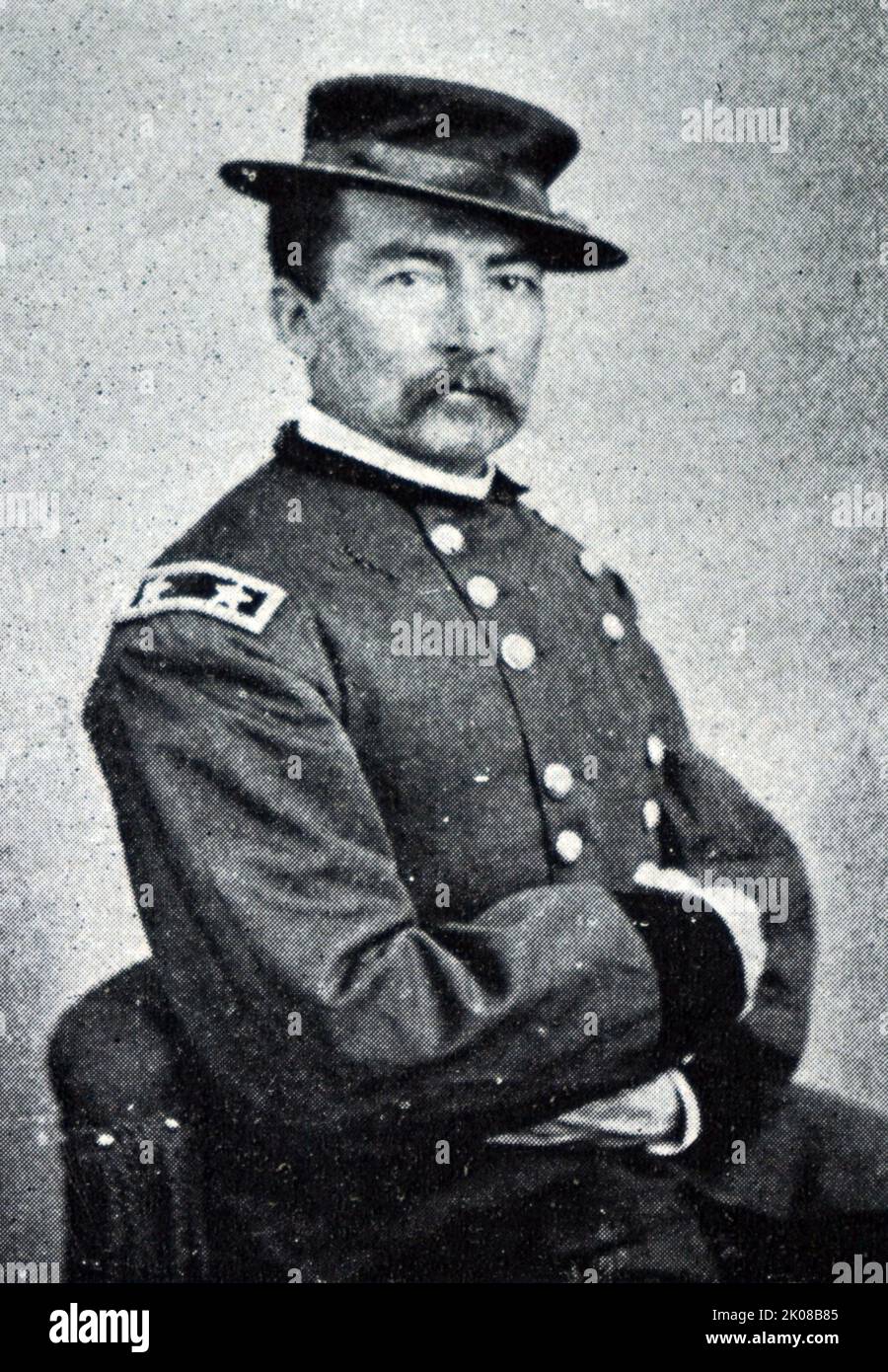 General der Armee Philip Henry Sheridan (6. März 1831 - 5. August 1888) war ein Karriereoffizier der US-Armee und ein Generalgewerkschaft im amerikanischen Bürgerkrieg Stockfoto