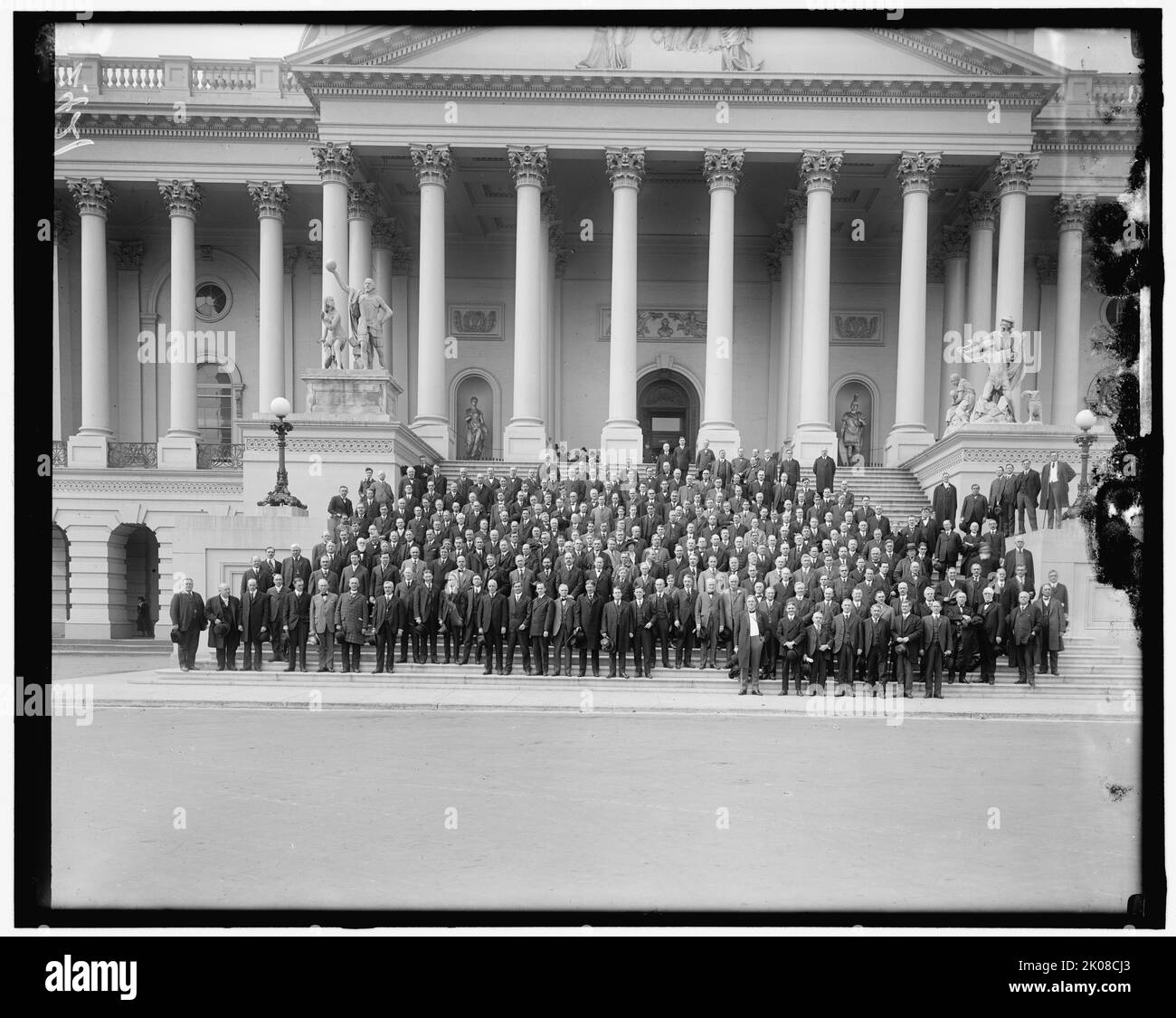 War Congress on Capitol Steps, zwischen 1910 und 1920. Stockfoto