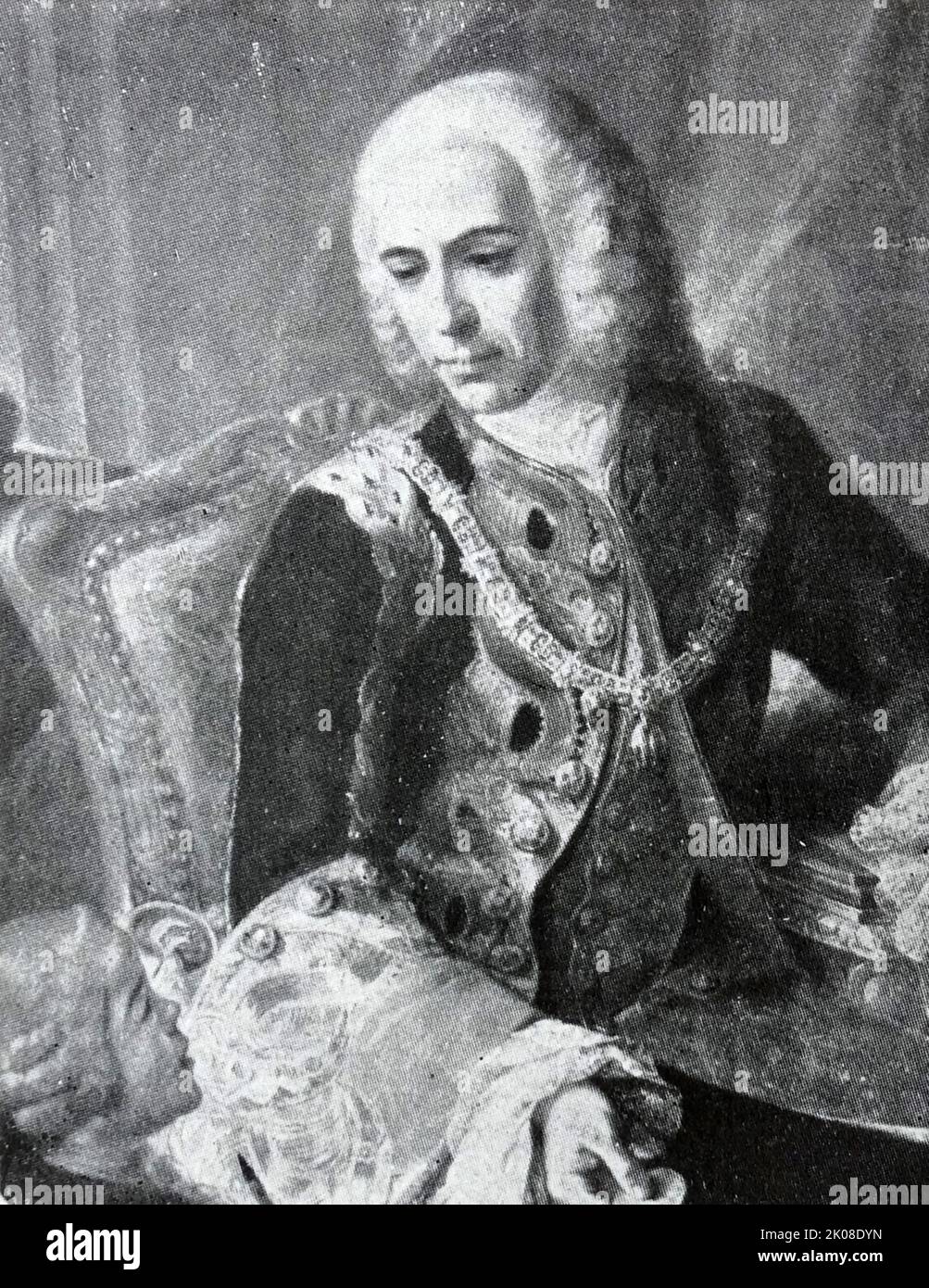 Jose de Carvajal y Lancaster (1698-1754) war ein spanischer Staatsmann Stockfoto