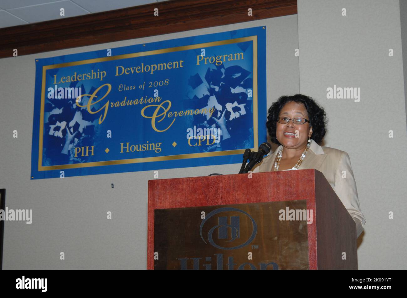 Abschlussaktivitäten des Leadership Devel-Programms - Office of Public and Indian Housing, Office of Housing, Office of Community Planning and Development Leadership Development Program Abschlussaktivitäten, Washington, D.C. Hilton. Leadership Devel Program Abschlussaktivitäten Thema, Office of Public and Indian Housing, Office of Housing, Office of Community Planning and Development Leadership Development Program Abschlussaktivitäten, Washington, D.C. Hilton. Stockfoto