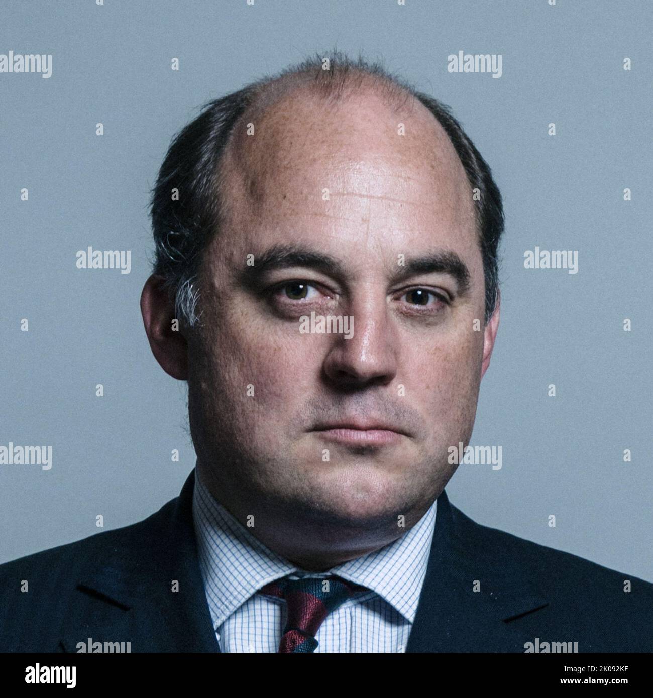 Der RT Hon Ben Wallace ist der konservative Abgeordnete für Wyre und Preston North und wird zum Minister für Verteidigung ernannt. Stockfoto