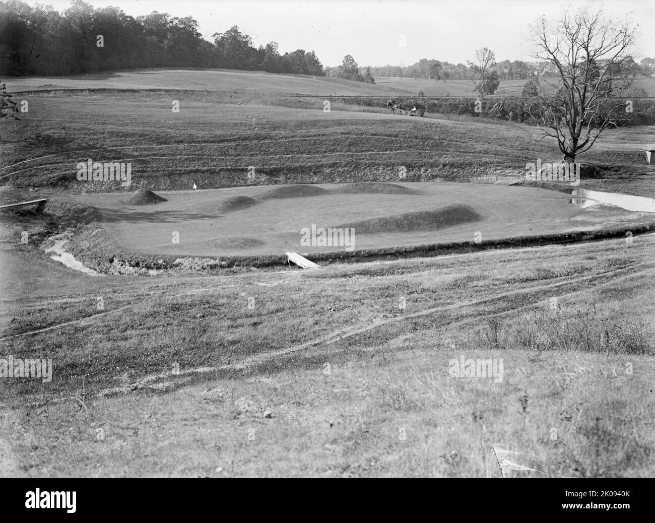 Columbia Country Club - Golf Links, 1912. [Golfclub in Chevy Chase, Maryland, entworfen von Herbert H. Barker im Jahr 1911]. Stockfoto