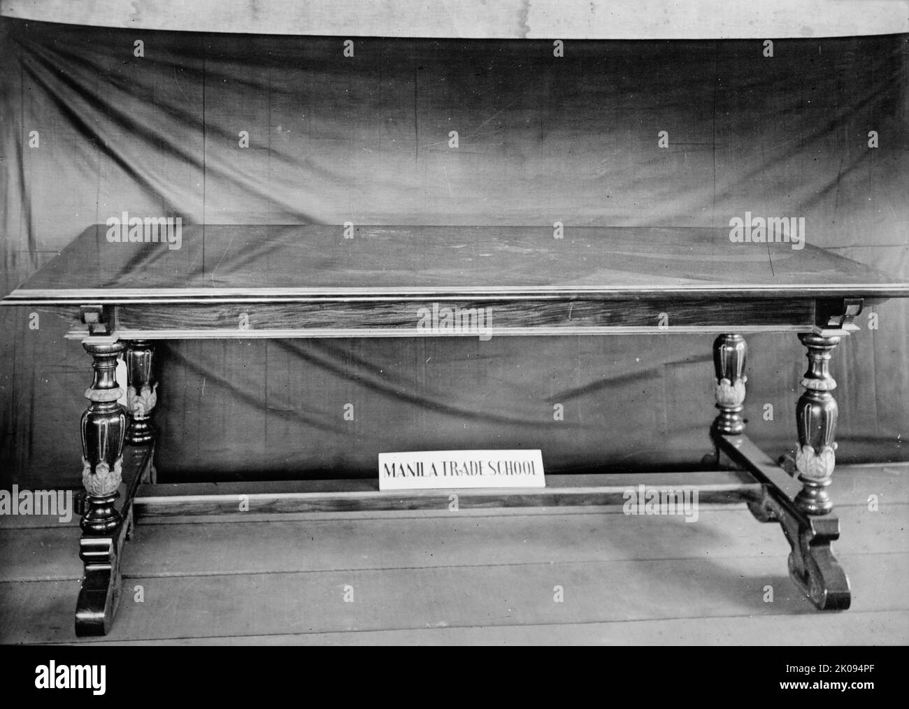 Philippinen, 1912. „Manila Trade School“. Stockfoto