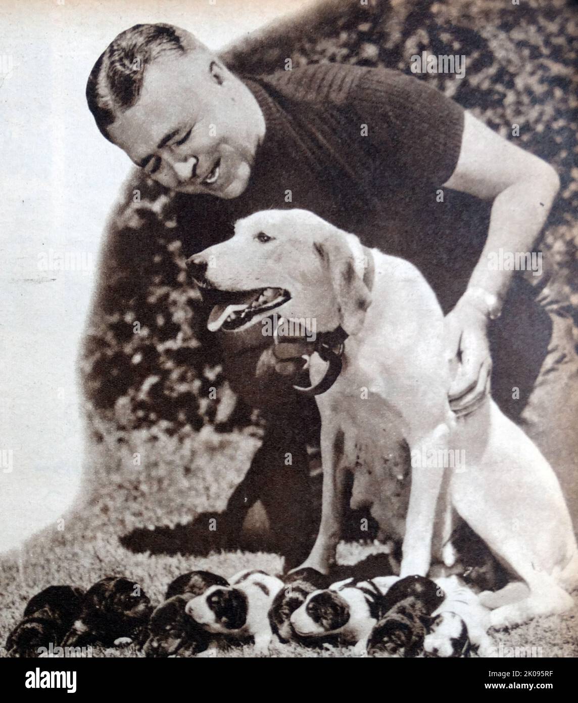 Schauspieler Clark Gable. William Clark Gable (1. Februar 1901 - 16. November 1960) war ein amerikanischer Filmschauspieler, der oft als "der König von Hollywood" bezeichnet wurde. Er hatte Rollen in mehr als 60 Filmen in verschiedenen Genres während einer Karriere, die 37 Jahre dauerte, drei Jahrzehnte davon war als führender Mann. Stockfoto