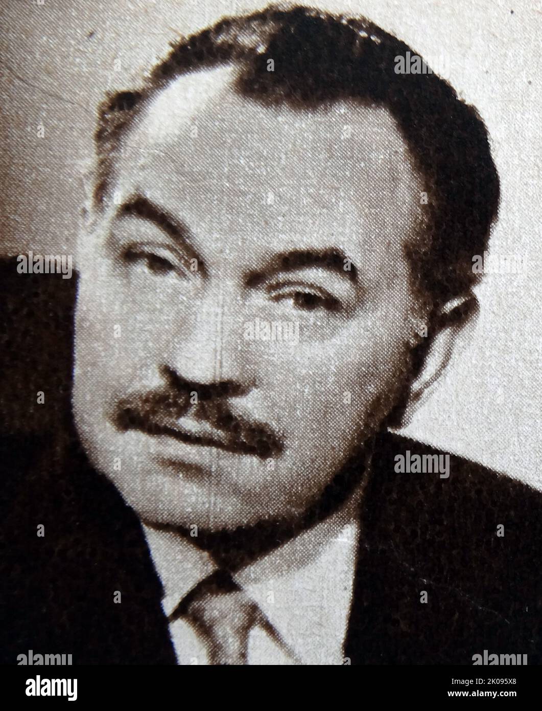 Edward G. Robinson (geboren Emanuel Goldenberg; 12. Dezember 1893 - 26. Januar 1973) war ein in Rumänien geborener amerikanischer Schauspieler für Bühne und Leinwand während des Goldenen Zeitalters Hollywoods. Er spielte in 30 Broadway-Stücken und mehr als 100 Filmen während einer 50-jährigen Karriere. Stockfoto