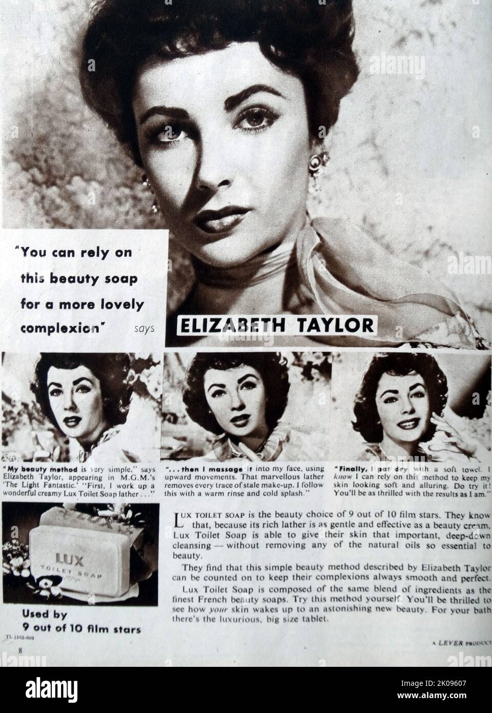 Elizabeth Taylor. Dame Elizabeth Rosemond Taylor DBE (27. Februar 1932 - 23. März 2011) war eine britisch-amerikanische Schauspielerin. Sie begann ihre Karriere als Kinderdarstellerin Anfang 1940s und war 1950s einer der beliebtesten Stars des klassischen Hollywood-Kinos. Dann wurde sie in den Jahren 1960s zum höchstbezahlten Filmstar und blieb für den Rest ihres Lebens eine bekannte Persönlichkeit in der Öffentlichkeit. Stockfoto