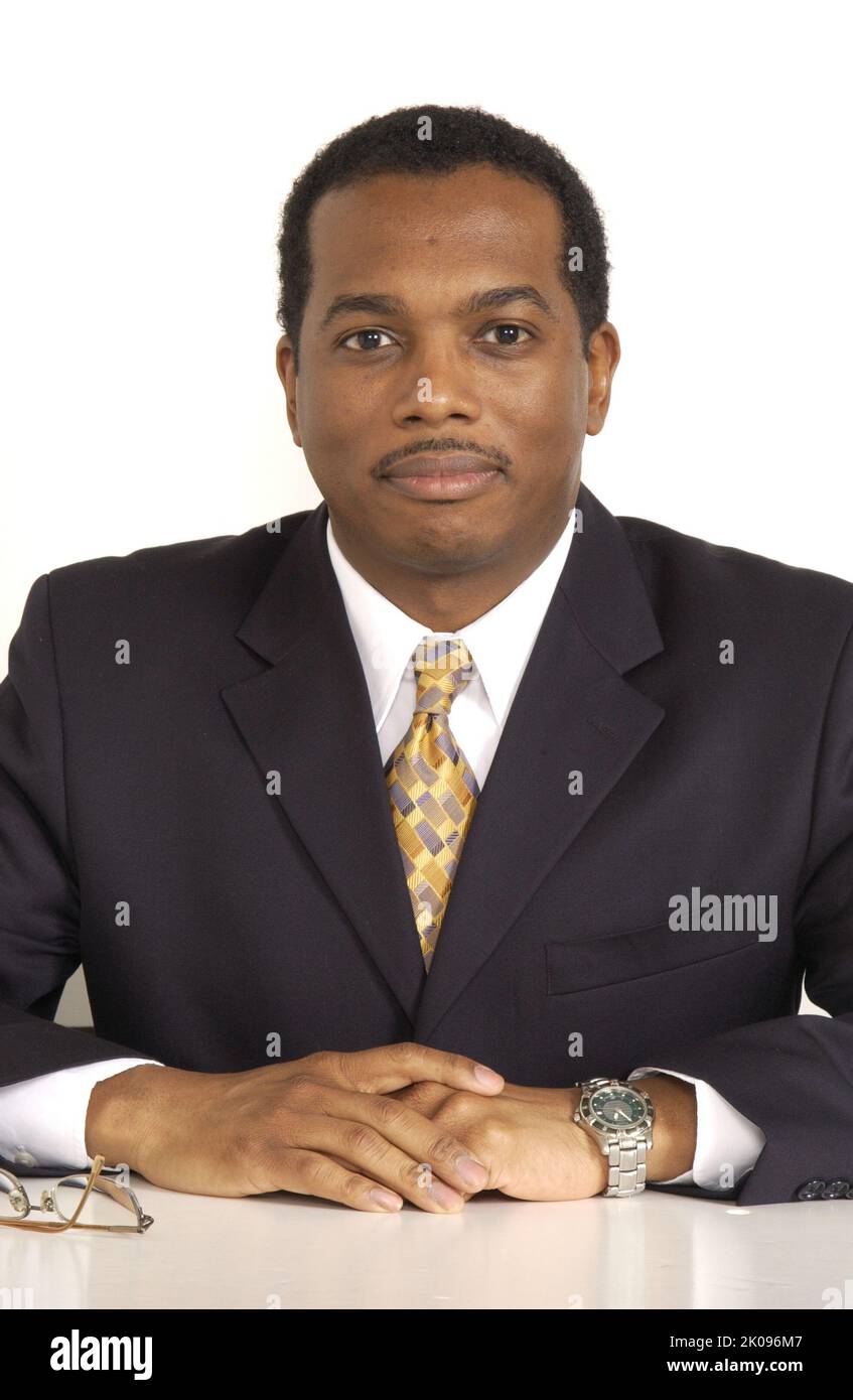 Joel Armstrong, Passfoto - Passfoto von Joel Armstrong, Office of Fair Housing and Equal Opportunity. Joel Armstrong, Passfoto, Passfoto von Joel Armstrong, Büro für Fair Housing und Chancengleichheit. Stockfoto