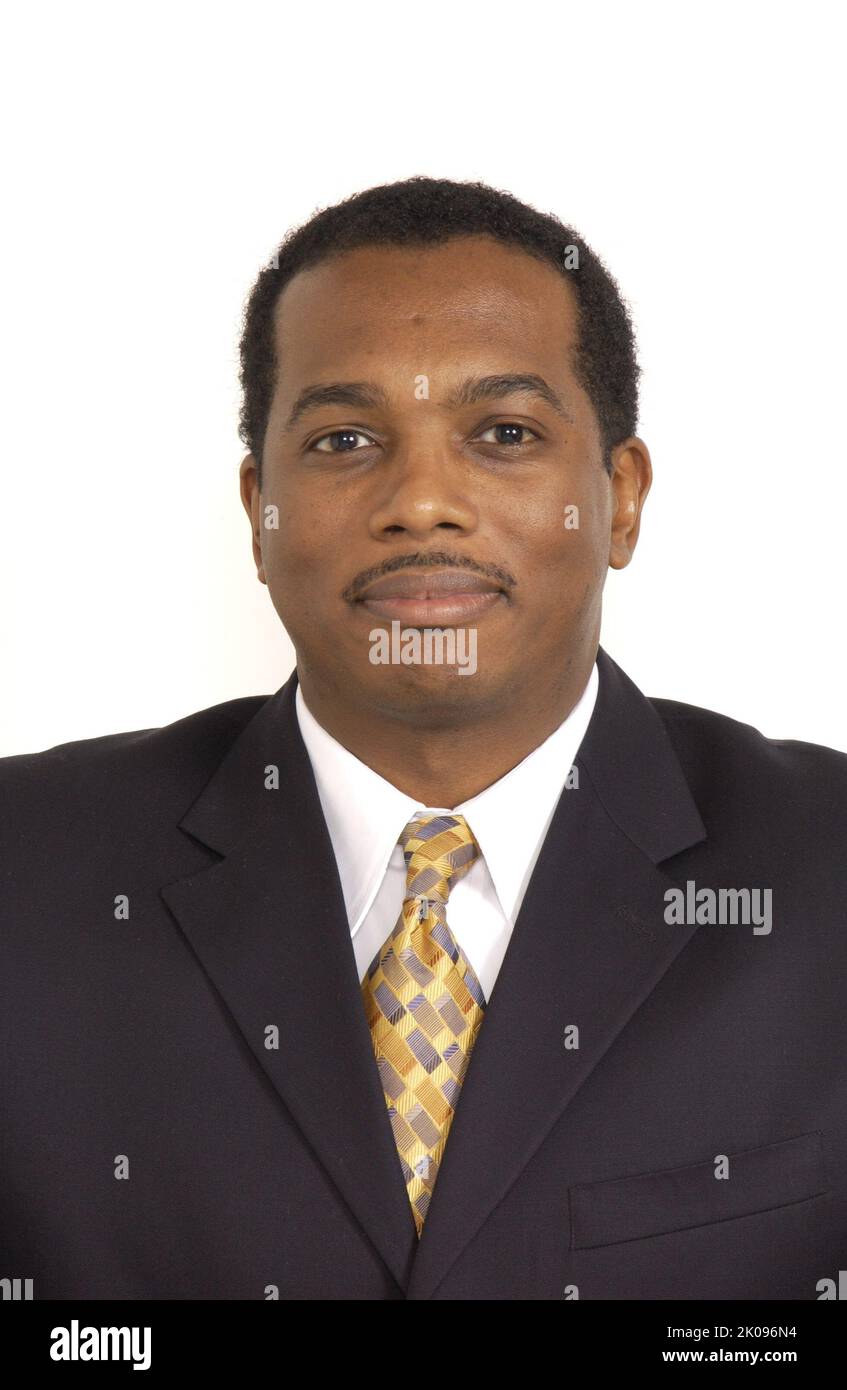 Joel Armstrong, Passfoto - Passfoto von Joel Armstrong, Office of Fair Housing and Equal Opportunity. Joel Armstrong, Passfoto, Passfoto von Joel Armstrong, Büro für Fair Housing und Chancengleichheit. Stockfoto