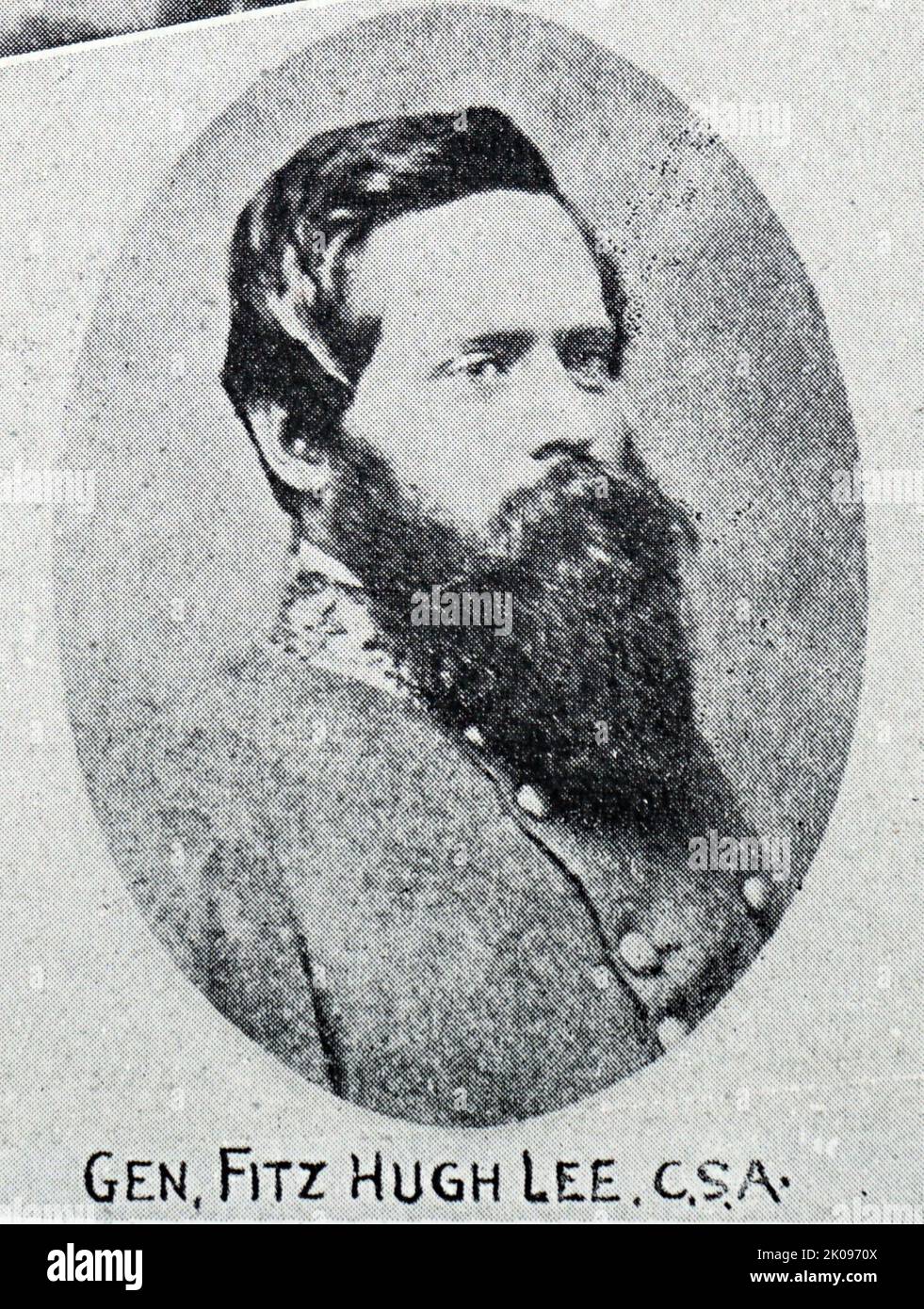 Fitzhugh Lee (19. November 1835 - 28. April 1905) war ein konföderierte Kavalleriegeneral im amerikanischen Bürgerkrieg, der Gouverneur von Virginia aus dem Jahr 40., Diplomat und General der US-Armee im Spanisch-Amerikanischen Krieg. Stockfoto