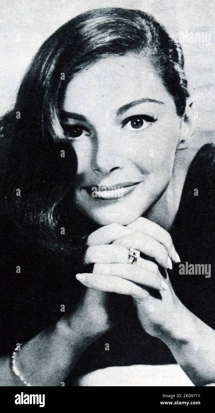 Pier Angeli (19. Juni 1932 - 10. September 1971), ebenfalls unter ihrem Geburtsnamen Anna Maria Pierangeli bekannt, war eine italienische Fernseh- und Filmschauspielerin. Stockfoto