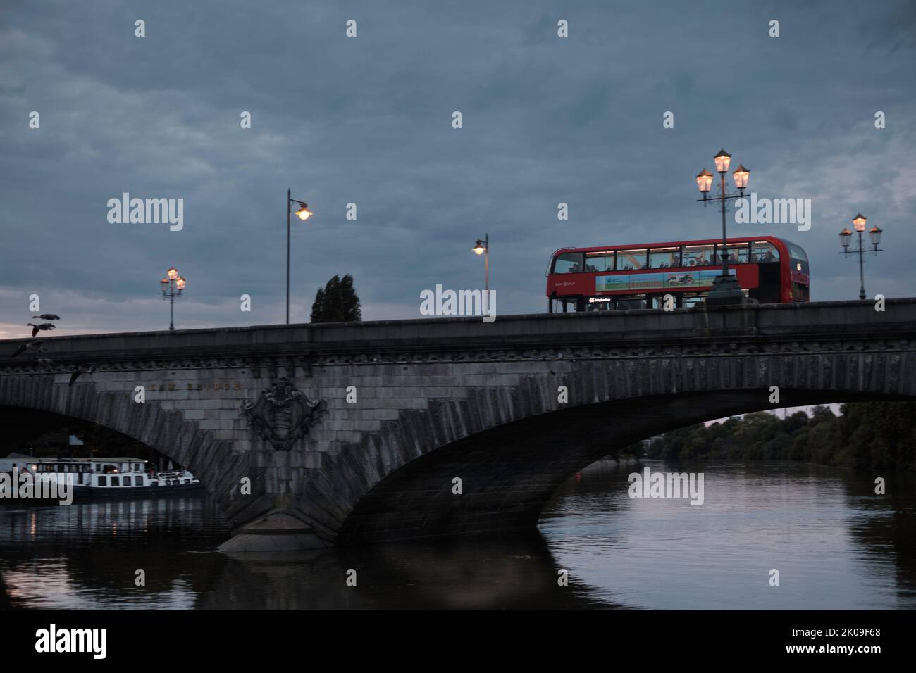 Thames River, Chiswick, London, Großbritannien Stockfoto