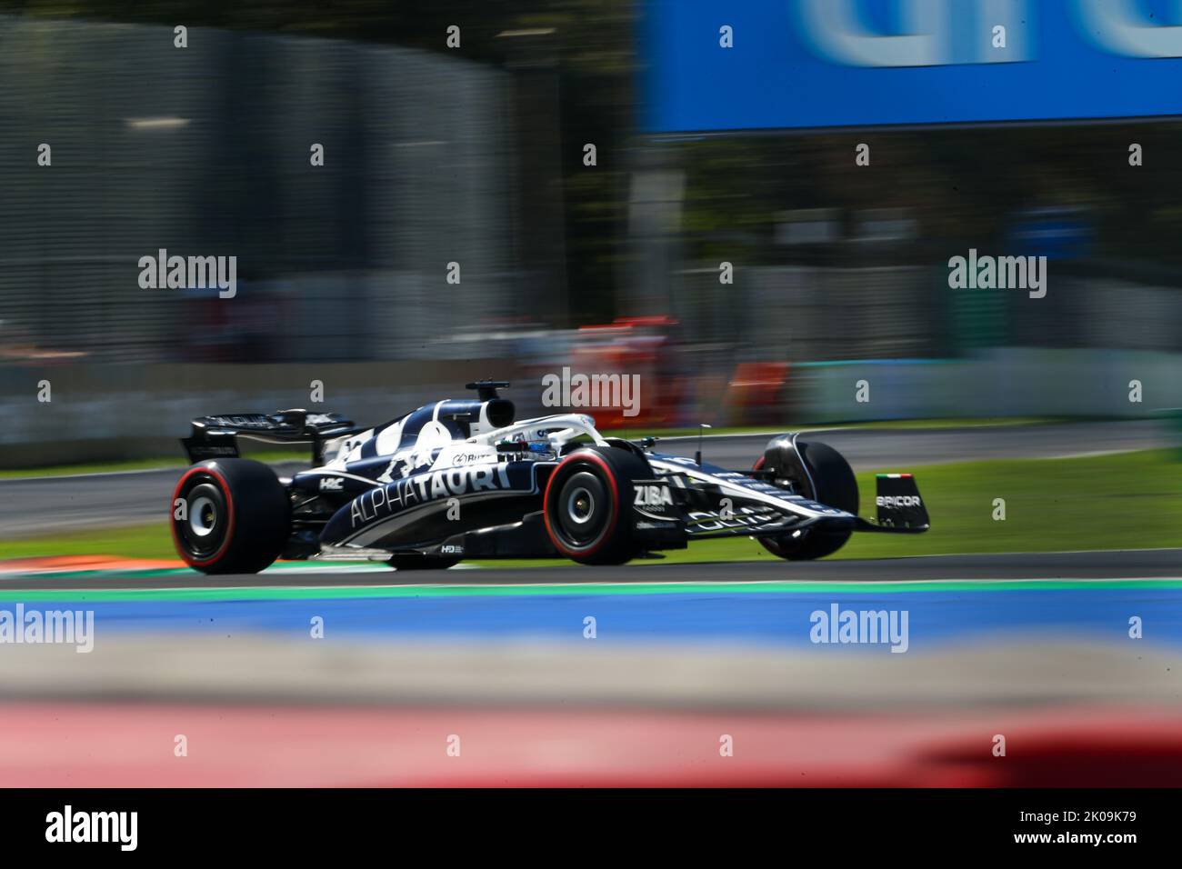 Pierre Gasly (FRA) Alpha Tauri AT03 während der Qualifikation der FORMEL 1 PIRELLI GRAN PREMIO D'ITALIA 2022 Stockfoto