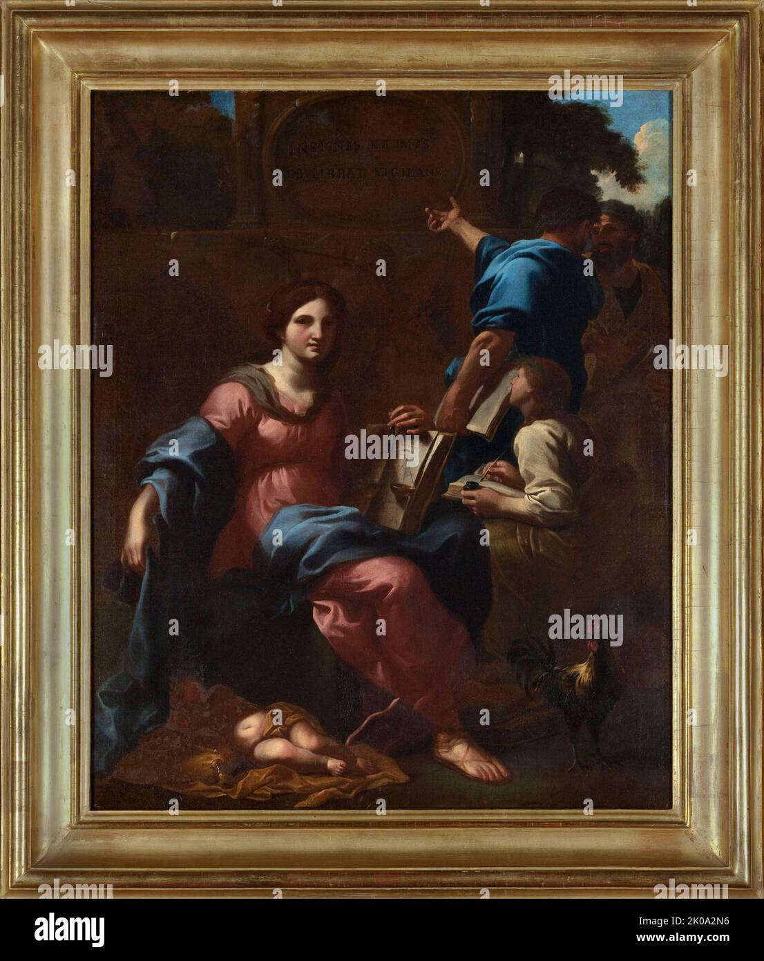 All&#xe9;gorie de la r&#xe9;gence d'Anne d'Autriche, c1645. Stockfoto