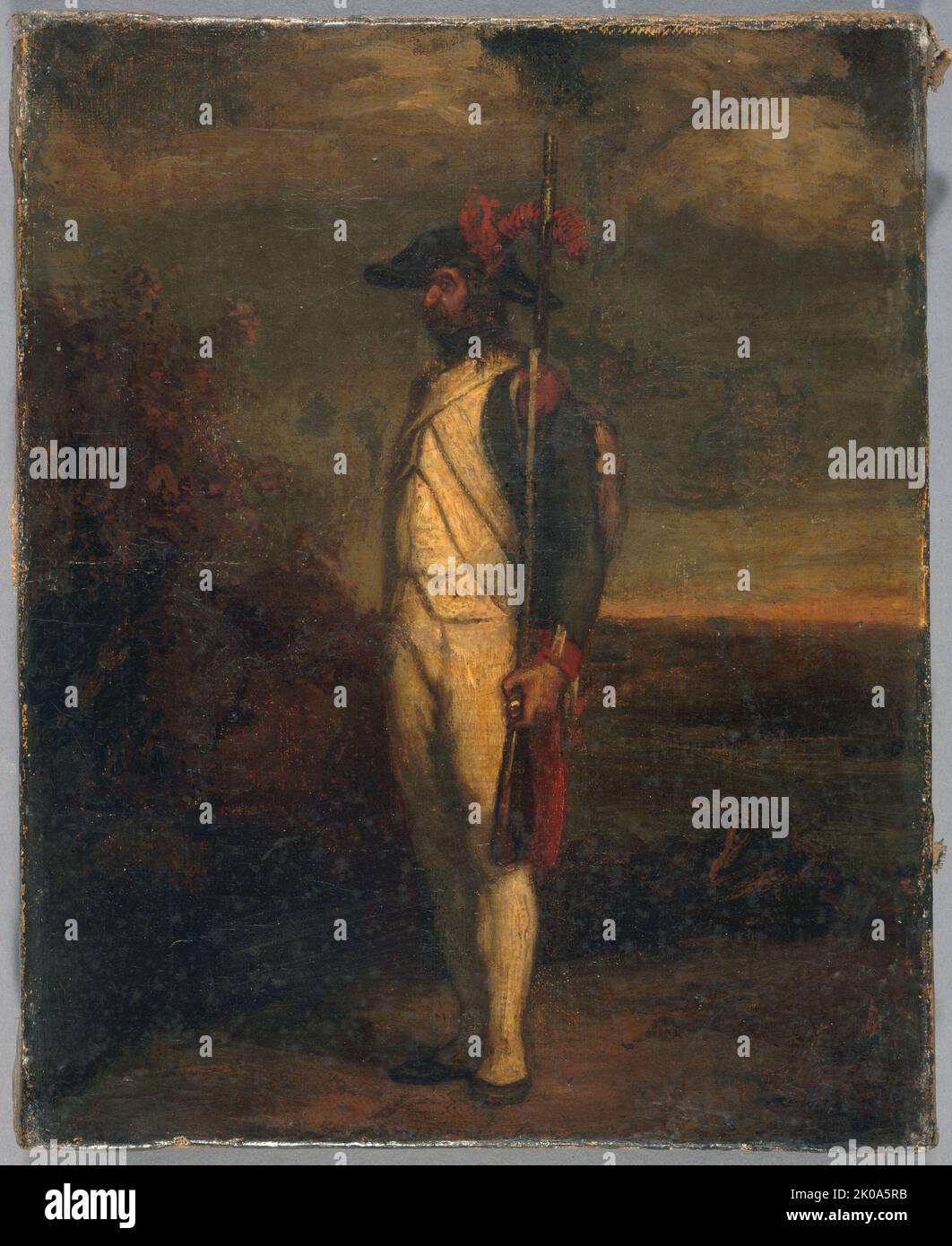 Soldat der Revolution, zwischen 1801 und 1900. Stockfoto