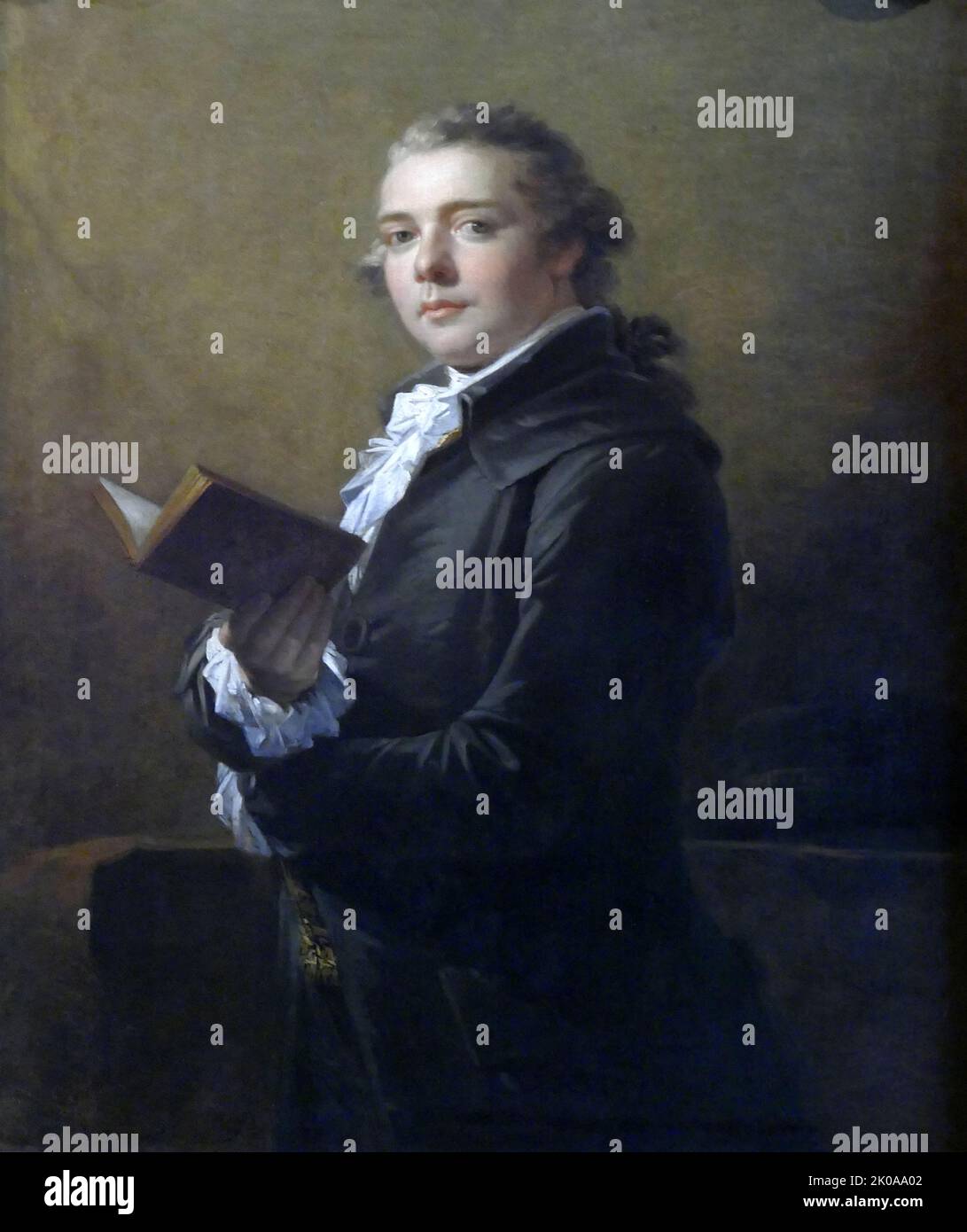 Der Klaviervirtuose Gottlieb Christian Fuger, Gemälde seines Bruders von Friedrich Heinrich Fuger (8. Dezember 1751, Heilbronn - 5. November 1818, Wien), einem deutschen klassizistischen Porträt- und Historienmaler Stockfoto Der Klaviervirtuose Gottlieb Christian Fuger, Gemälde seines Bruders von Friedrich Heinrich Fuger (8. Dezember 1751, Heilbronn - 5. November 1818, Wien), einem deutschen klassizistischen Porträt- und Historienmaler Stockfoto