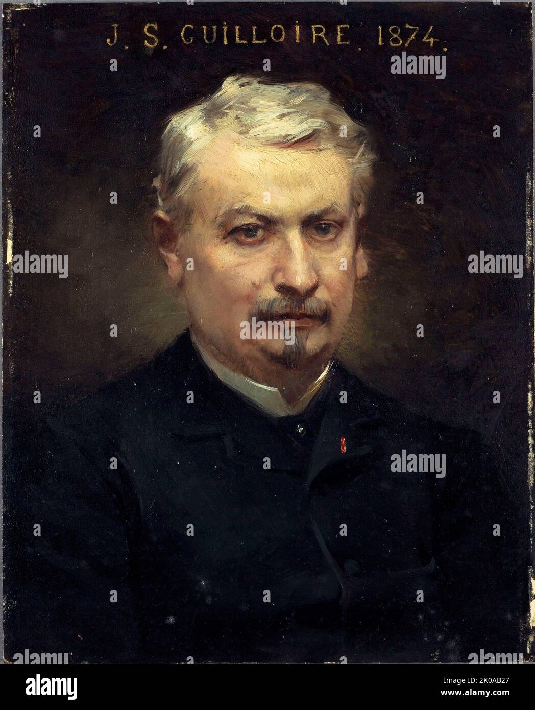 J. S. Guillire, Chief Controller von Com&#xe9;die-Fran&#XE7;aise, 1885. Stockfoto