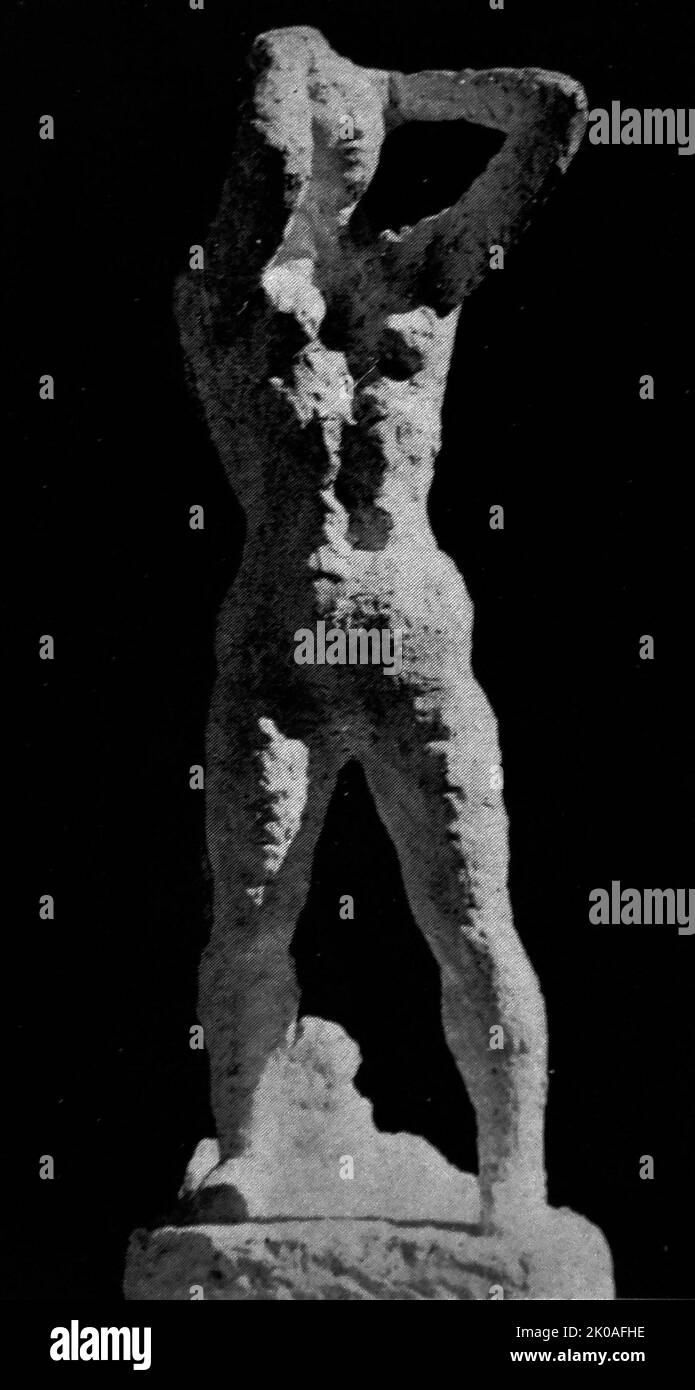 Baden von Kim Chongyeong (1915-1982), Bildhauer. Kim Chong Yung als Pionier der koreanischen modernen Skulptur und abstrakten Kunst trug maßgeblich zur Entstehung der koreanischen Skulptur bei und bezeugte gleichzeitig die Art und Weise des Künstlers gegen Konflikte in der turbulenten frühneuzeitlichen Gesellschaft Koreas. Das Kim Chong-Yung Art Museum, ein Museum auf seinem Namen, befindet sich in Seoul, Südkorea. Stockfoto