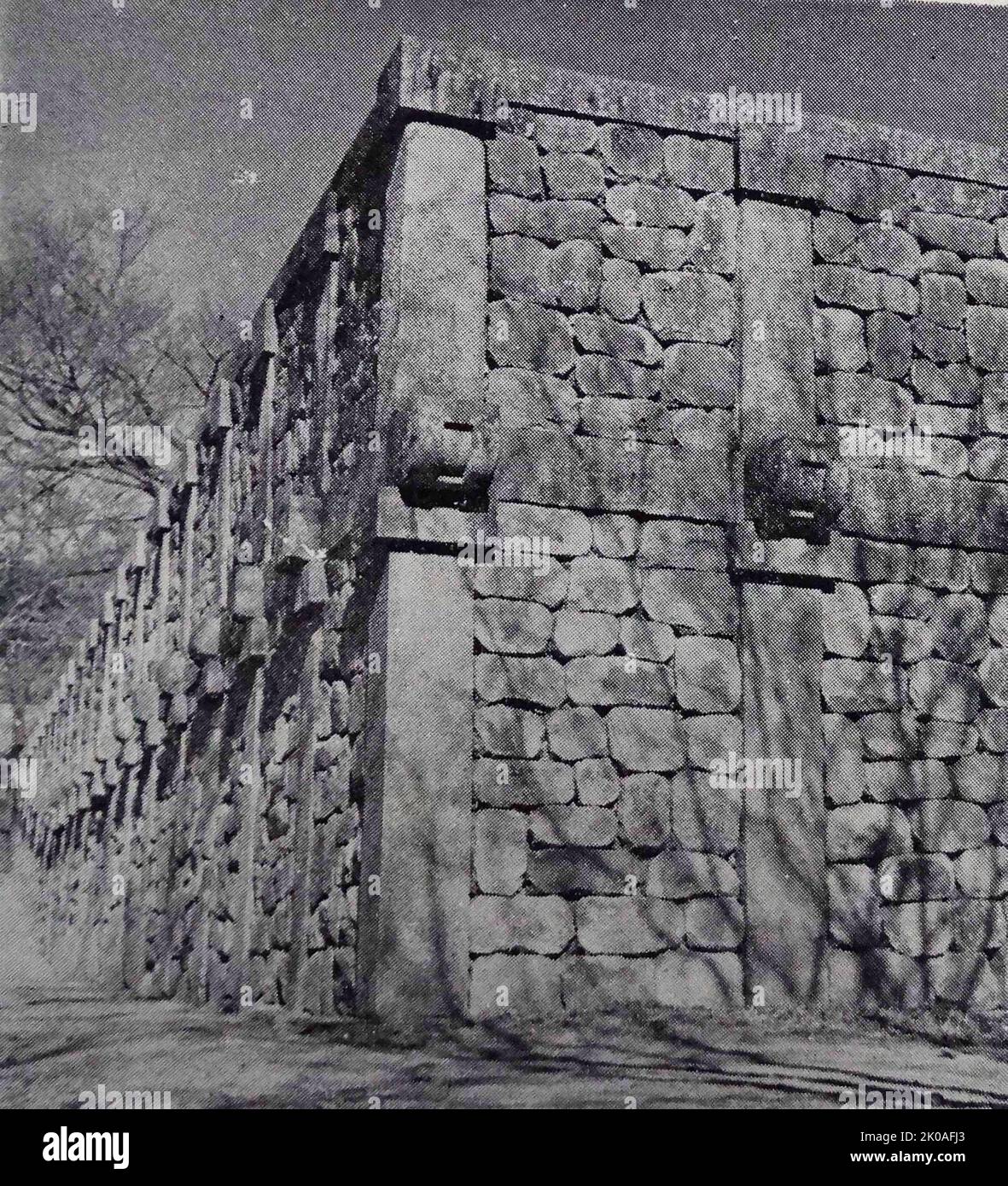 Bulguk-sa Tempel wurde im Jahr 774 durch die Silla königlichen Hof abgeschlossen gebaut. Unified Silla (668 - 935) Stockfoto