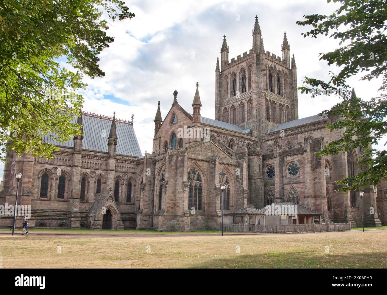 Hereford Cathedral, St. Mary the Virgin & St. Ethelbert the King, Herefordshire, England Stockfoto