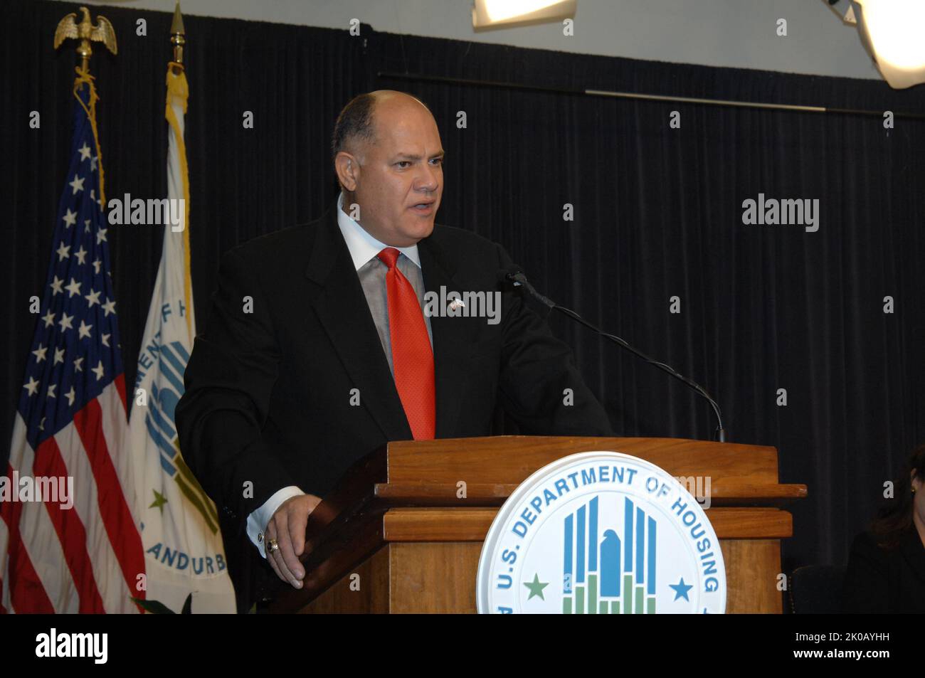 Hispanic Heritage Month Event - Abschlusszeremonie des Hispanic Heritage Month, HUD-Hauptquartier. Hispanic Heritage Month Event Subject, Hispanic Heritage Month Closing Ceremony, HUD Headquarters. Stockfoto