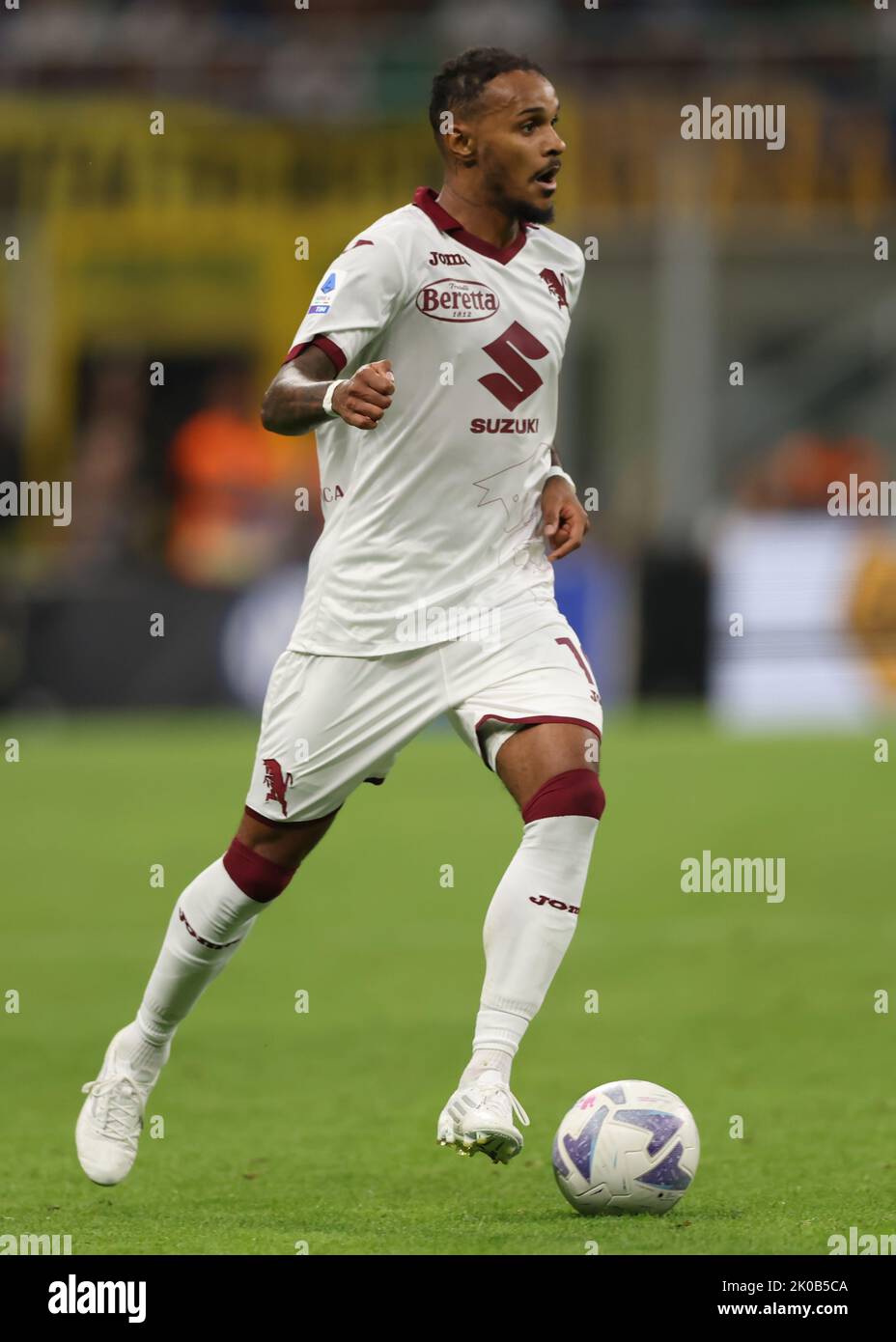 Mailand, Italien, 10.. September 2022. Valentino Lazaro vom FC Turin während des Spiels der Serie A bei Giuseppe Meazza, Mailand. Bildnachweis sollte lauten: Jonathan Moscrop / Sportimage Stockfoto