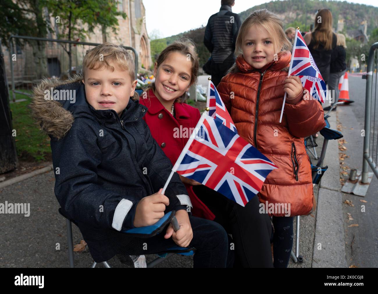 Ballater, Schottland, Großbritannien. 11.. September 2022. 3 Stunden