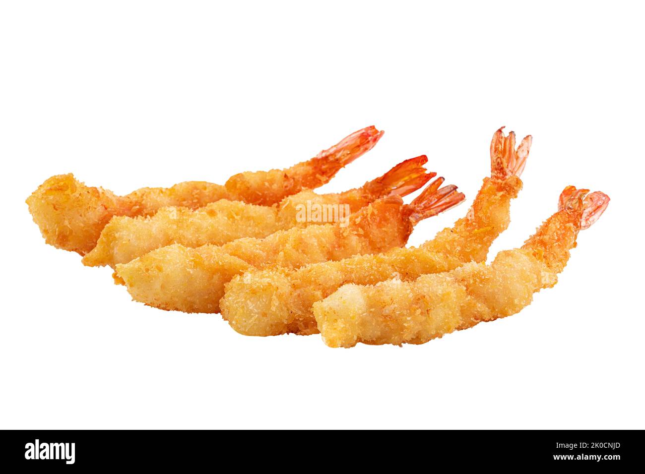 Tempura frittierte Garnelen Snack Stockfoto