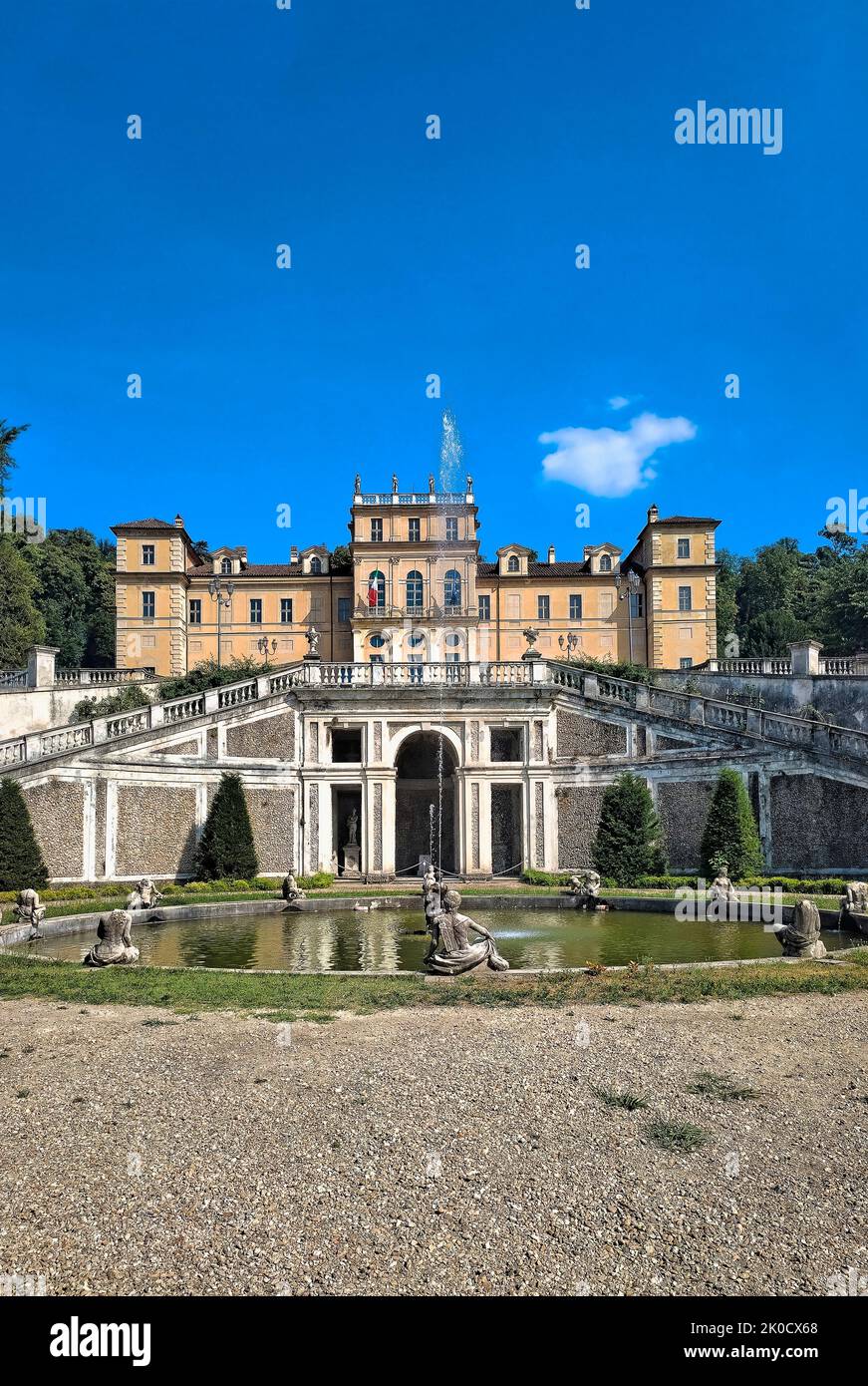 Italien Piemont Turin Savoy Residence Villa della Regina Stockfoto